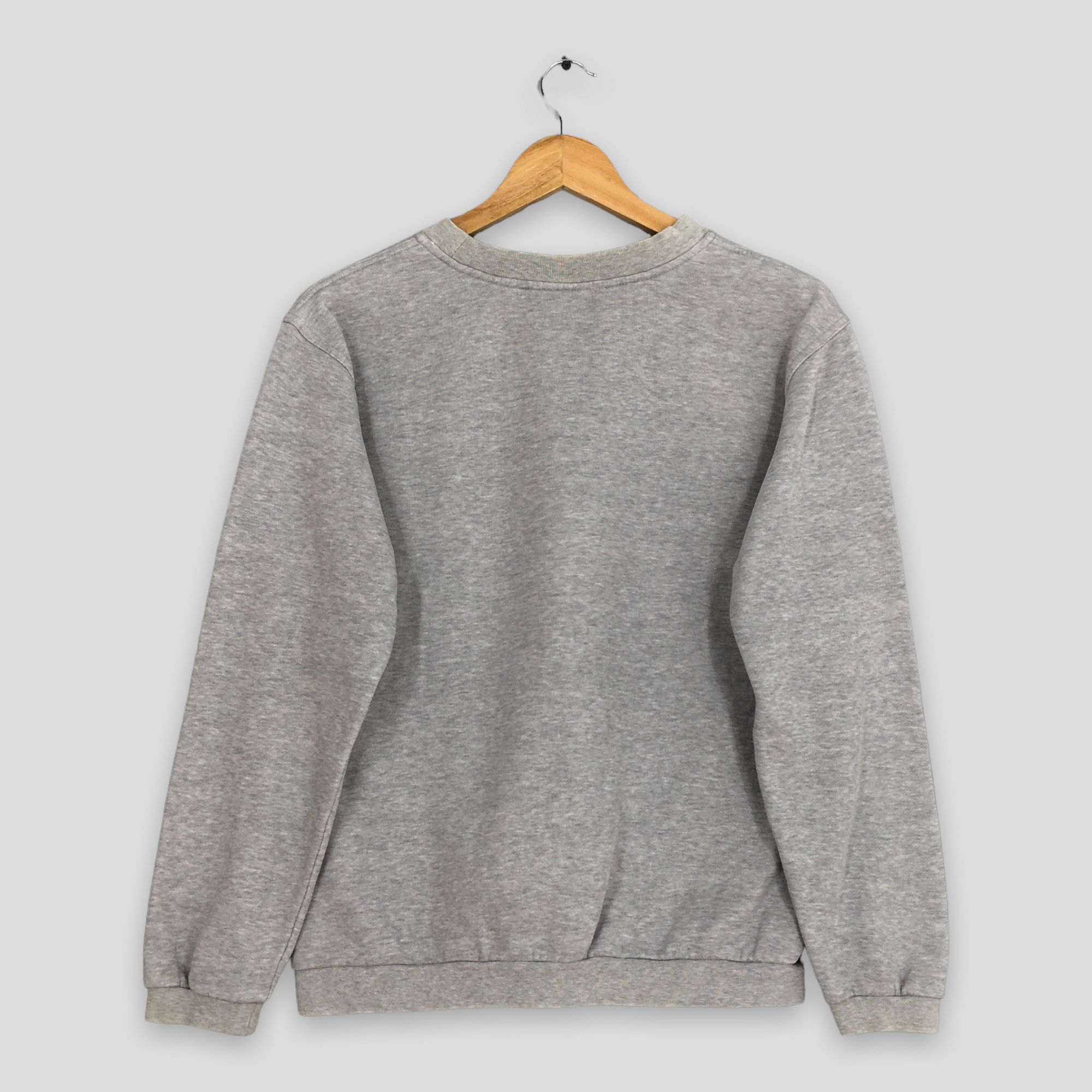 Nike Vintage 90s Nike Swoosh Gray Sweatshirt Women Large Size L / US 10 / IT 46 - 7 Thumbnail