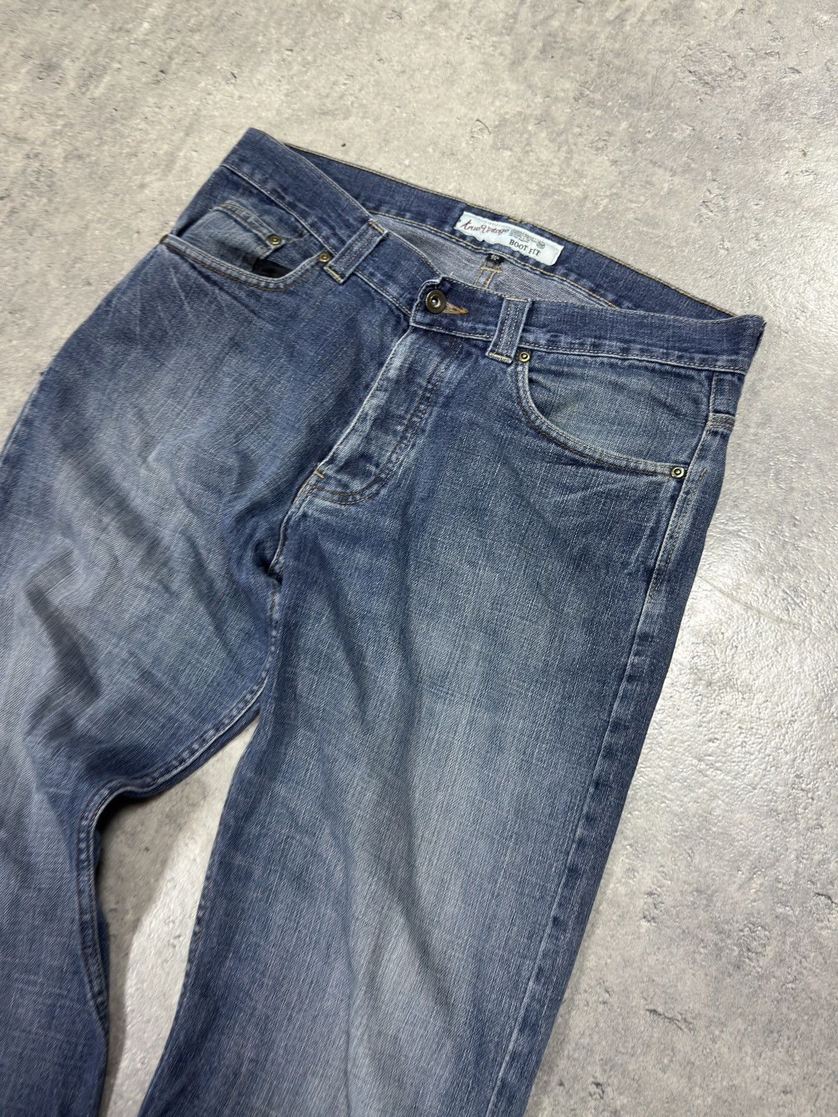 ᶠᵃⁿᶜʸᵍᵘʸ Flared Y2K Pants Vintage Denim bootcut washed