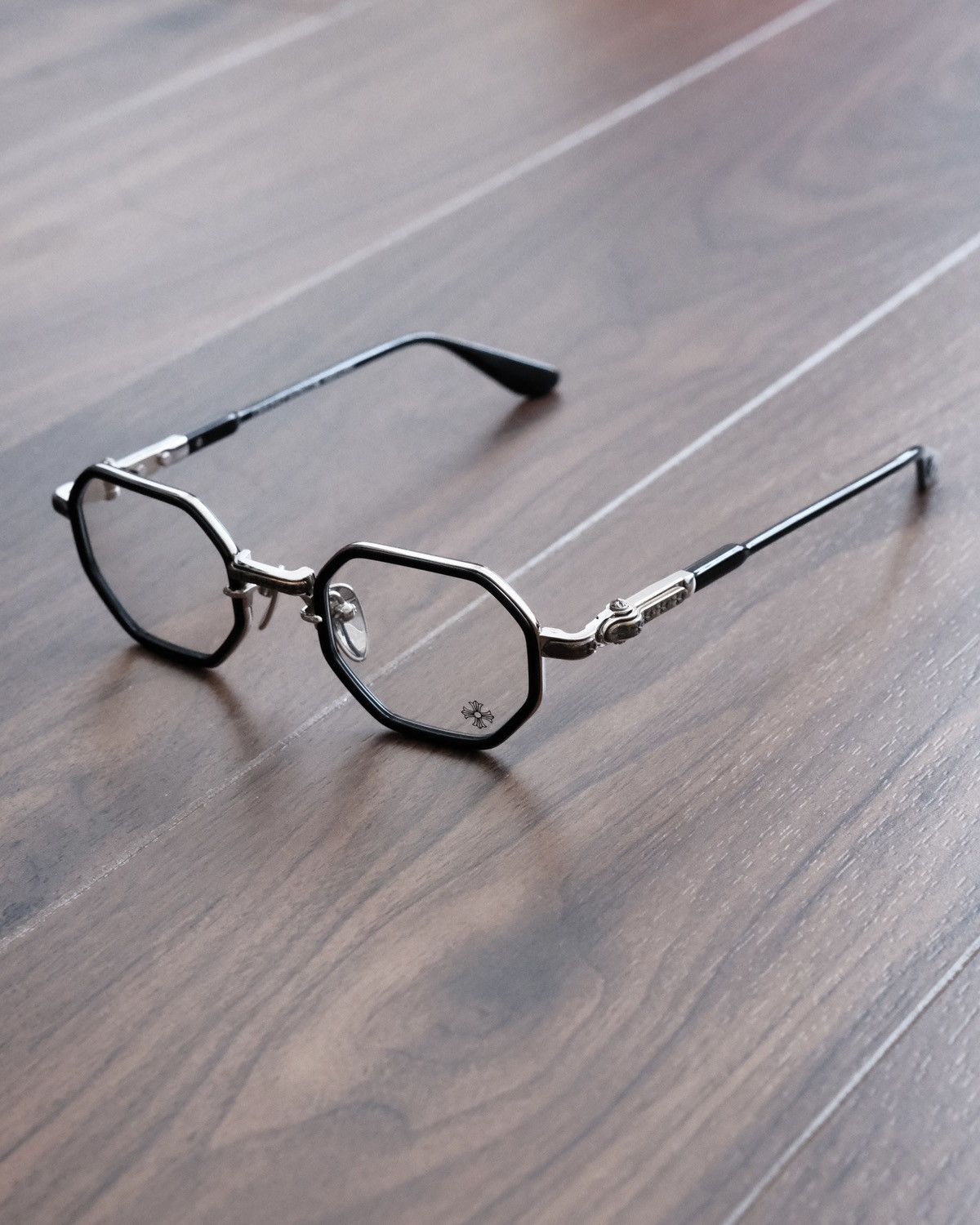 Chrome Hearts Chrome Hearts TATTERS BLACK/SILVER Glasses Size ONE SIZE - 1 Thumbnail