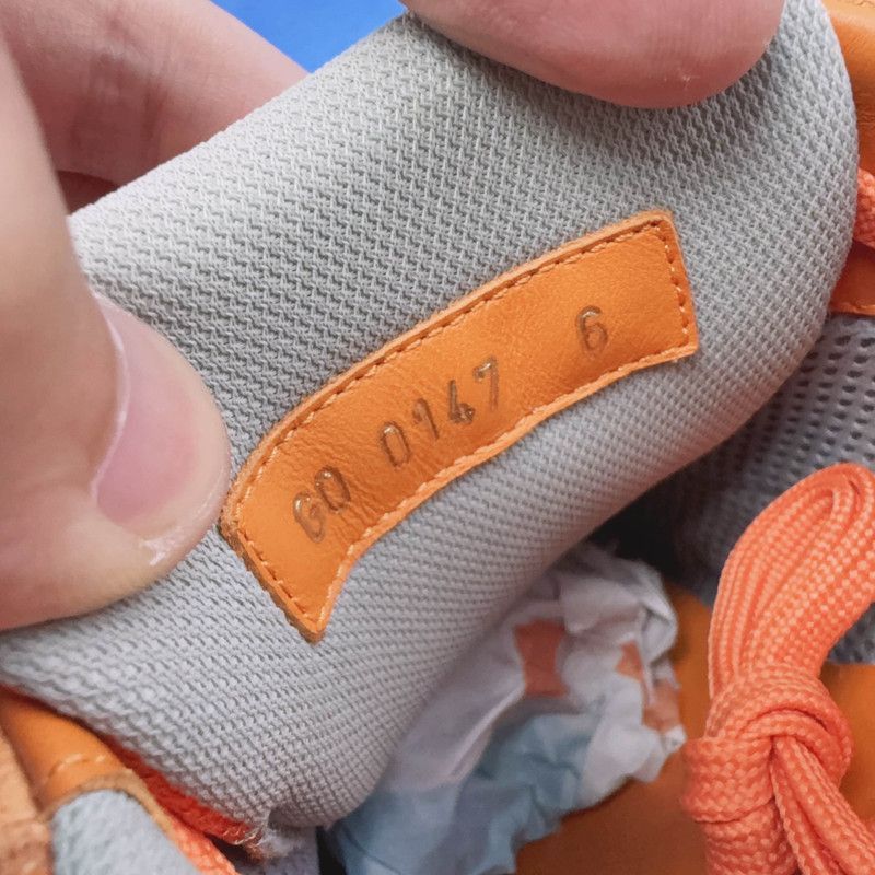 Louis Vuitton Louis Vuitton Suede Running Shoes in Orange - Size US 9 / EU 42 - 5 Thumbnail