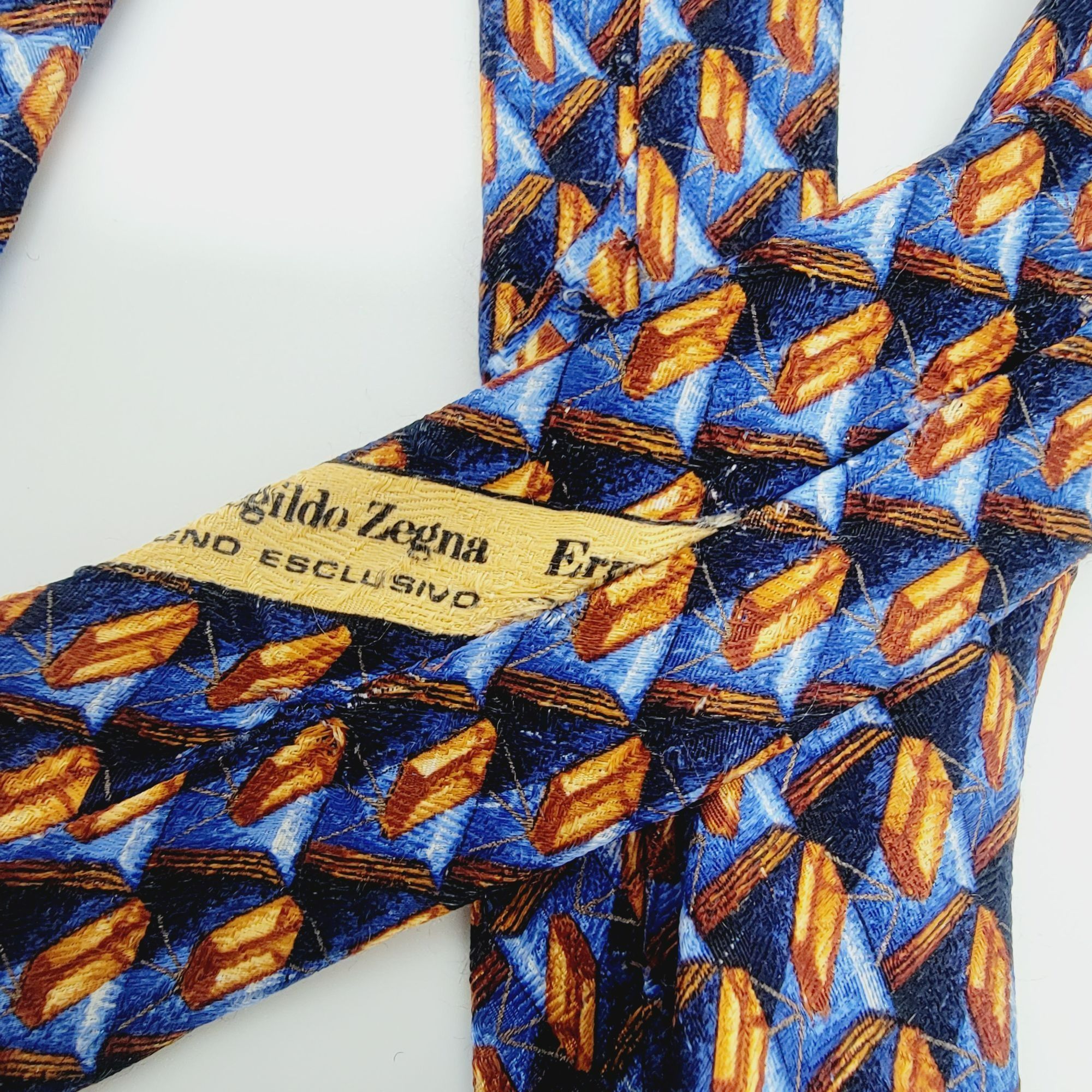 Ermenegildo Zegna ⭐Ermenegildo Zegna Vintage Men's Tie Made in Italy Exclusive Size ONE SIZE - 5 Thumbnail