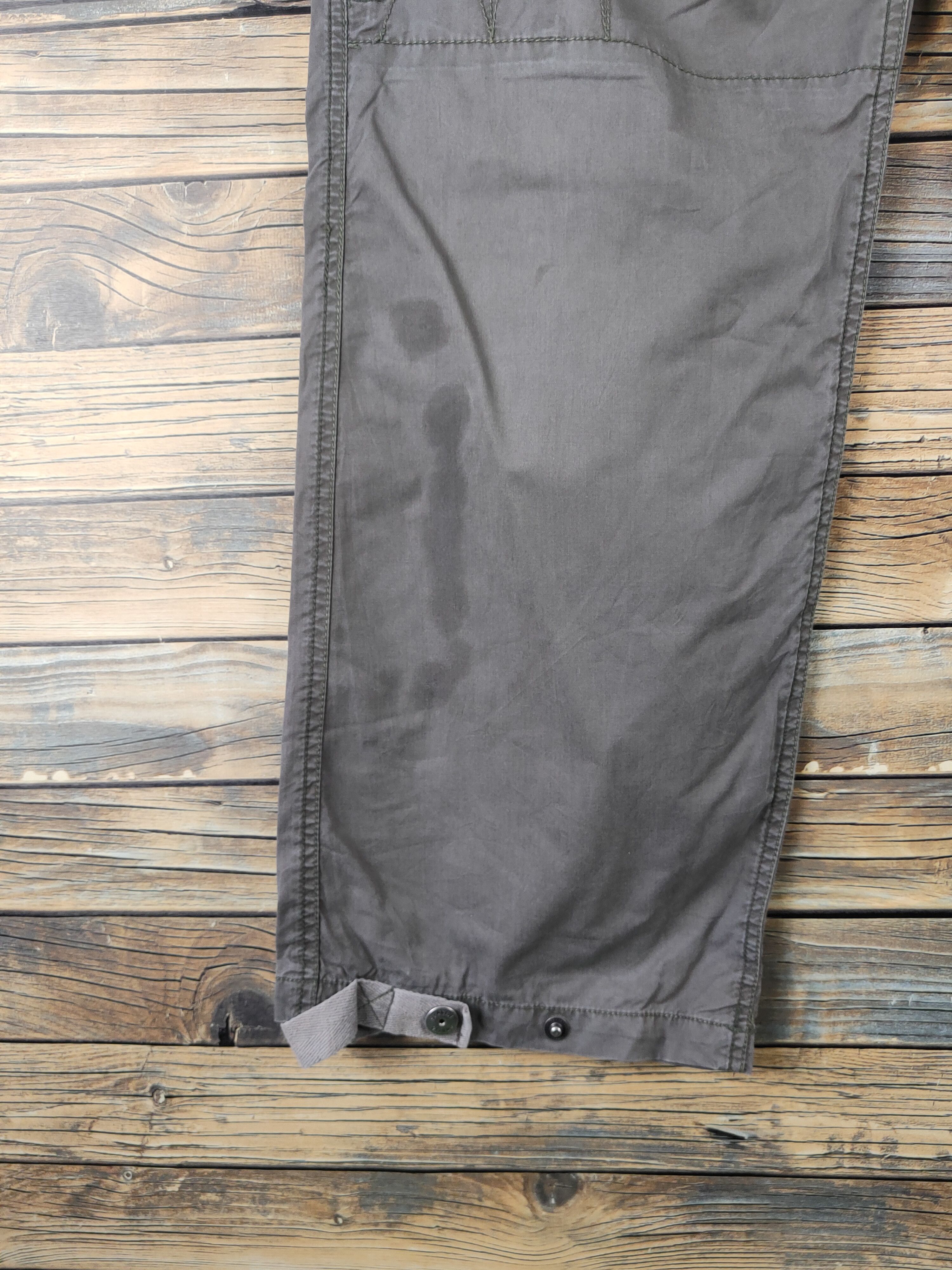 Japanese Brand DL Public Space 1 Olive Multipocket Cargo Pants #1322 Size US 34 / EU 50 - 4 Thumbnail