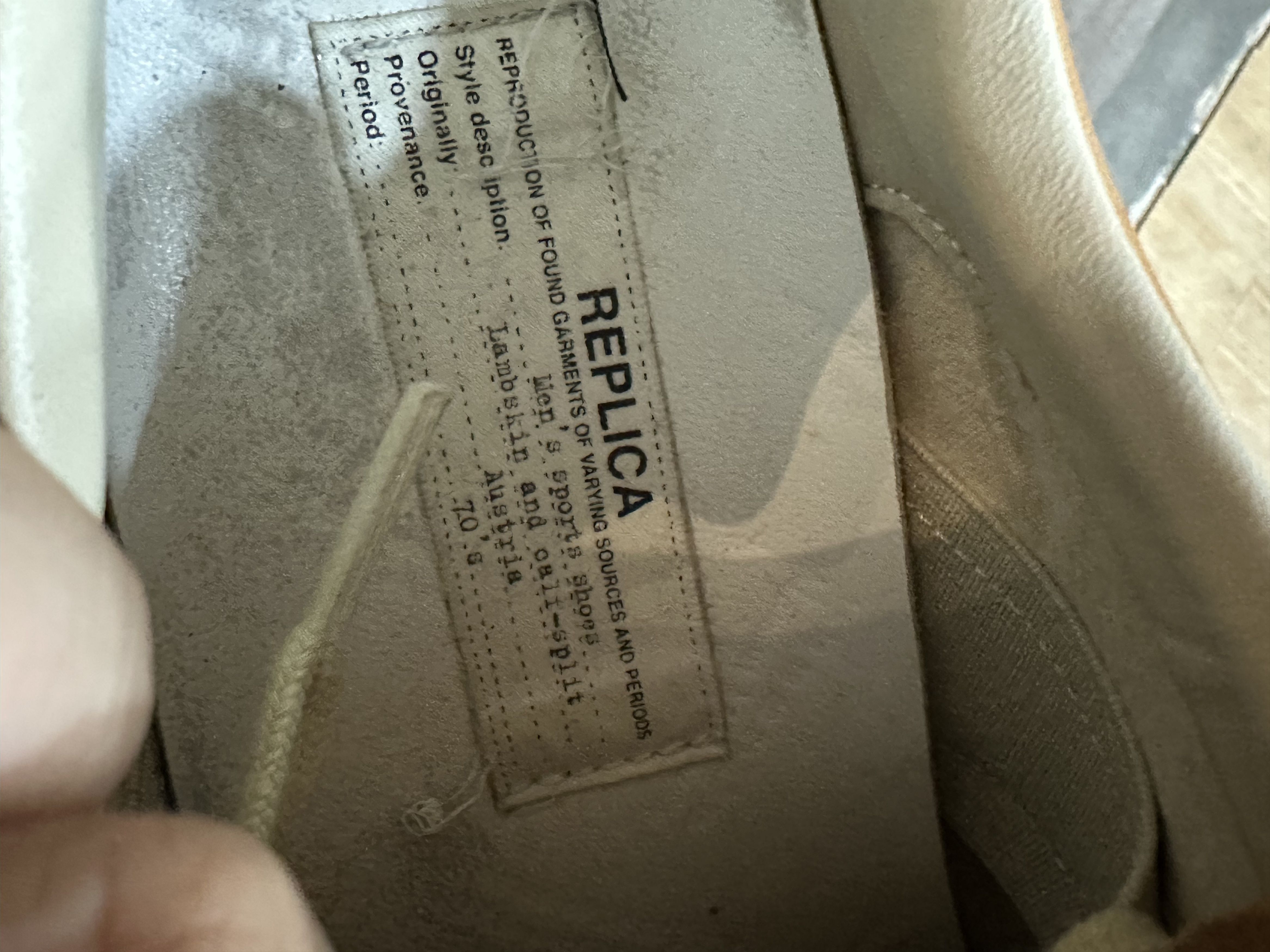 Maison Margiela Maison Margiela GATS Replica Sneaker Brown Size US 6.5 / EU 39-40 - 9 Thumbnail