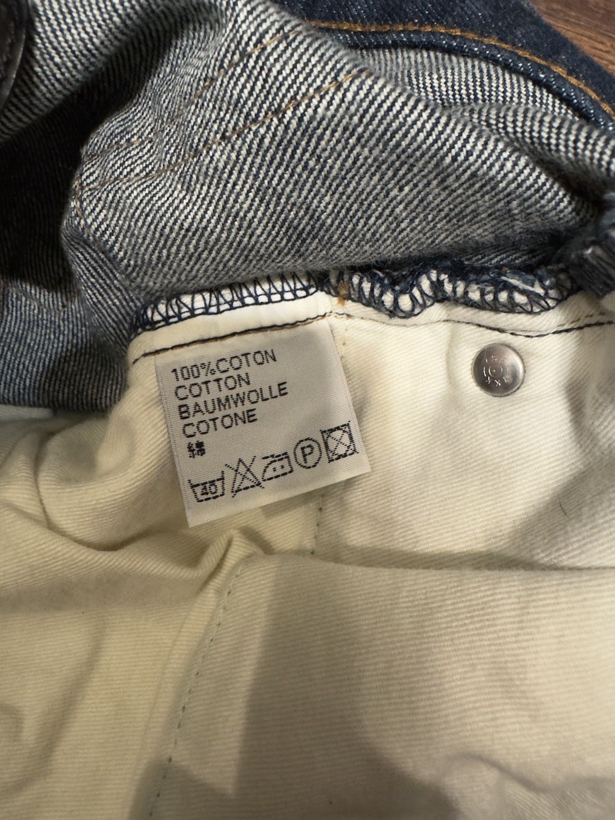 Dior Hedi Slimane Dior Homme Raw Blue Denim Size US 30 / EU 46 - 4 Thumbnail