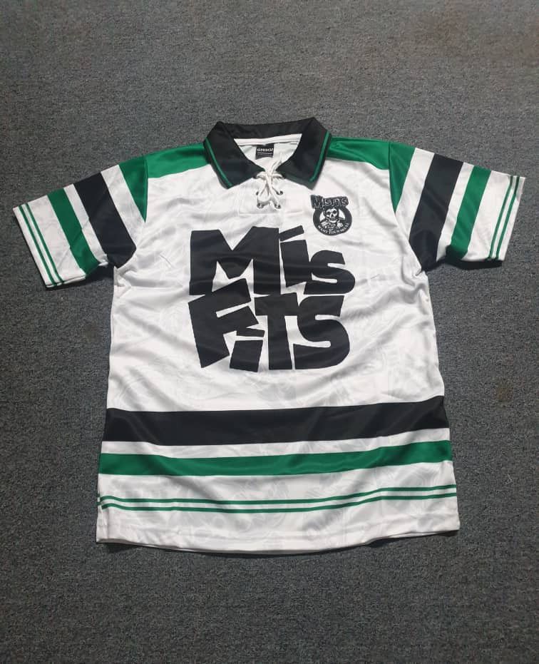 Misfits Misfits white green streetwear jersey Size US M / EU 48-50 / 2 - 4 Thumbnail