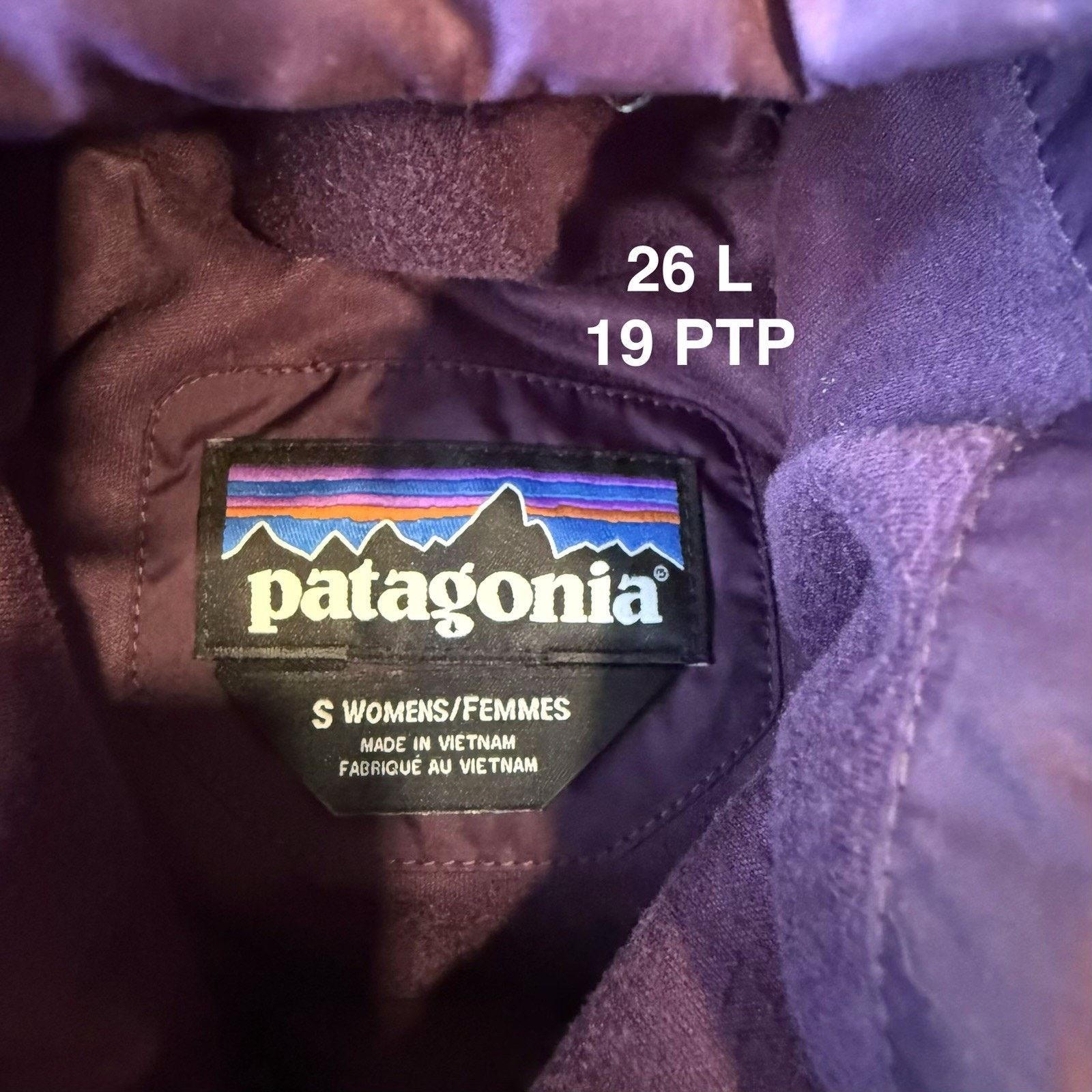 Patagonia Patagonia Down With It Jacket Women's Small Purple Insulated Size S / US 4 / IT 40 - 8 Thumbnail