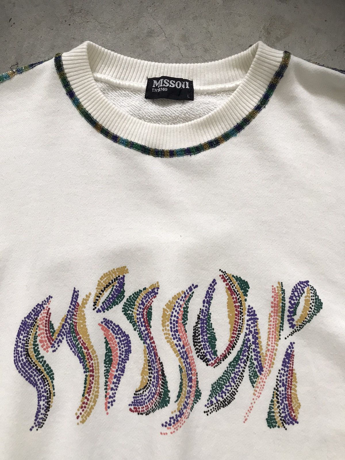 Missoni Missoni Intimo Rainbow Stitch Sweatshirt Size US L / EU 52-54 / 3 - 4 Thumbnail