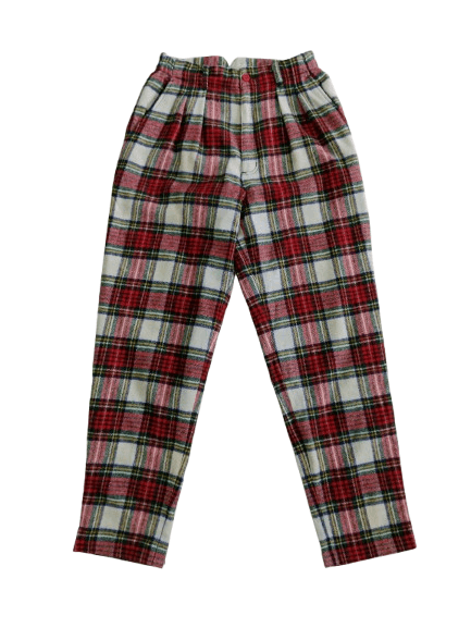 Japanese Brand Vintage Japanese Brand Wool Pants Checkered Style Size 27" / US 4 / IT 40 - 1 Thumbnail