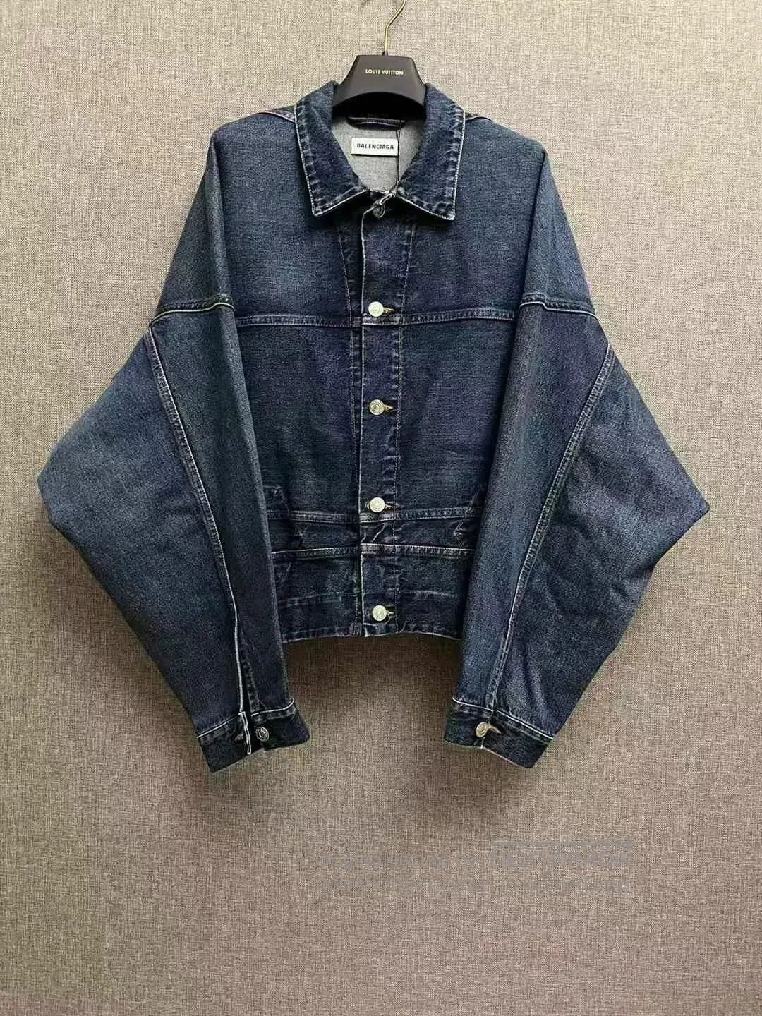 Balenciaga Inverted Denim Jacket.