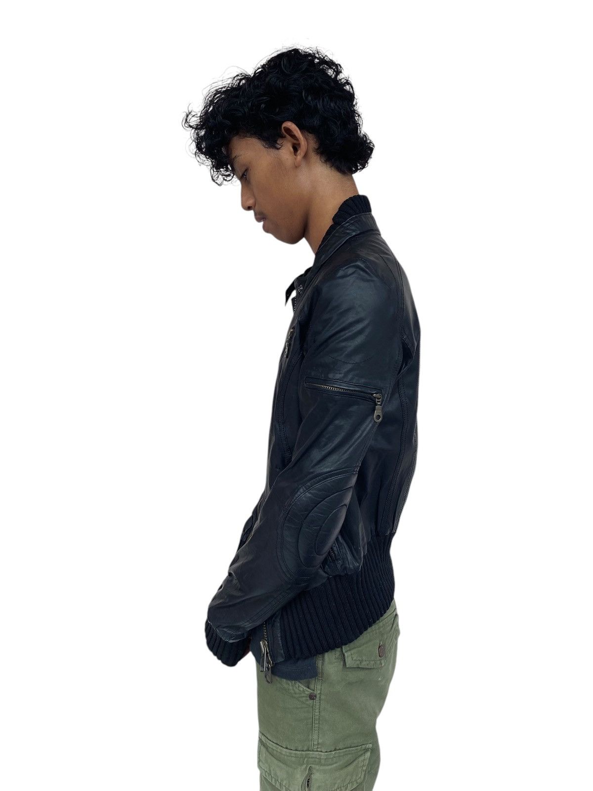 Le Grande Bleu (L.G.B.) 2000s L.G.B - Cyber Riders Leather Jacket Size US S / EU 44-46 / 1 - 20 Thumbnail