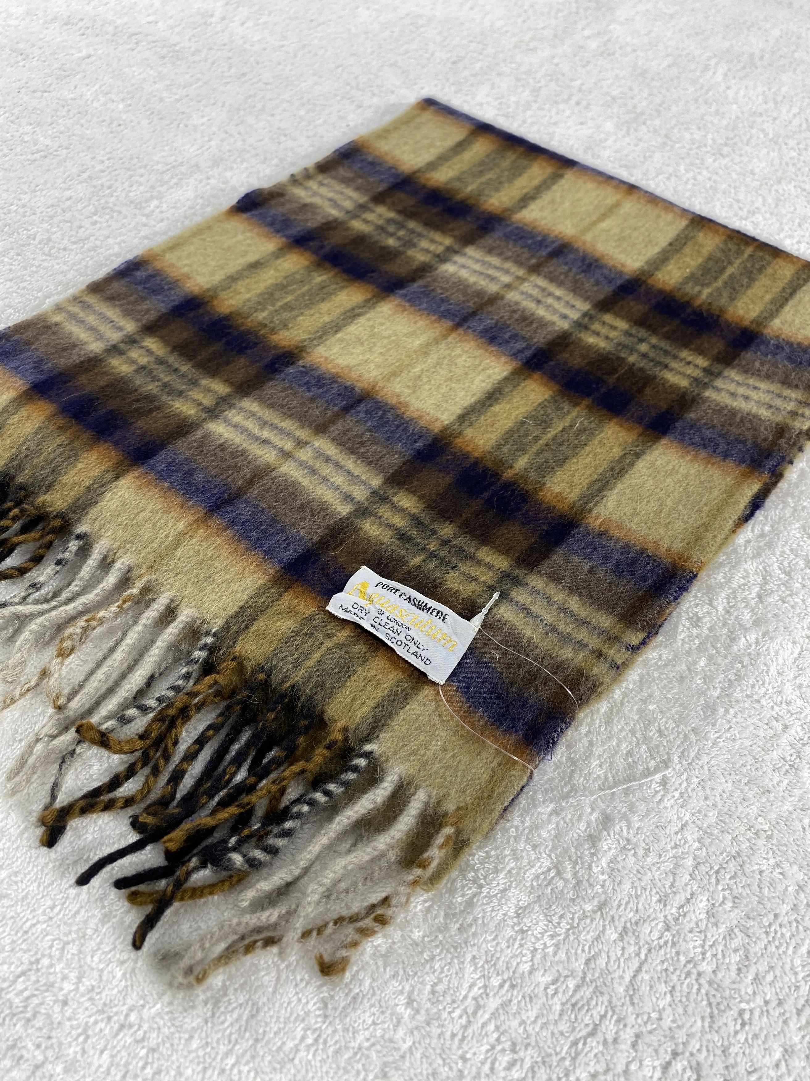 Aquascutum Vintage Aquascutum Scarf/Muffler/Neckwear MF781 Size ONE SIZE - 3 Thumbnail