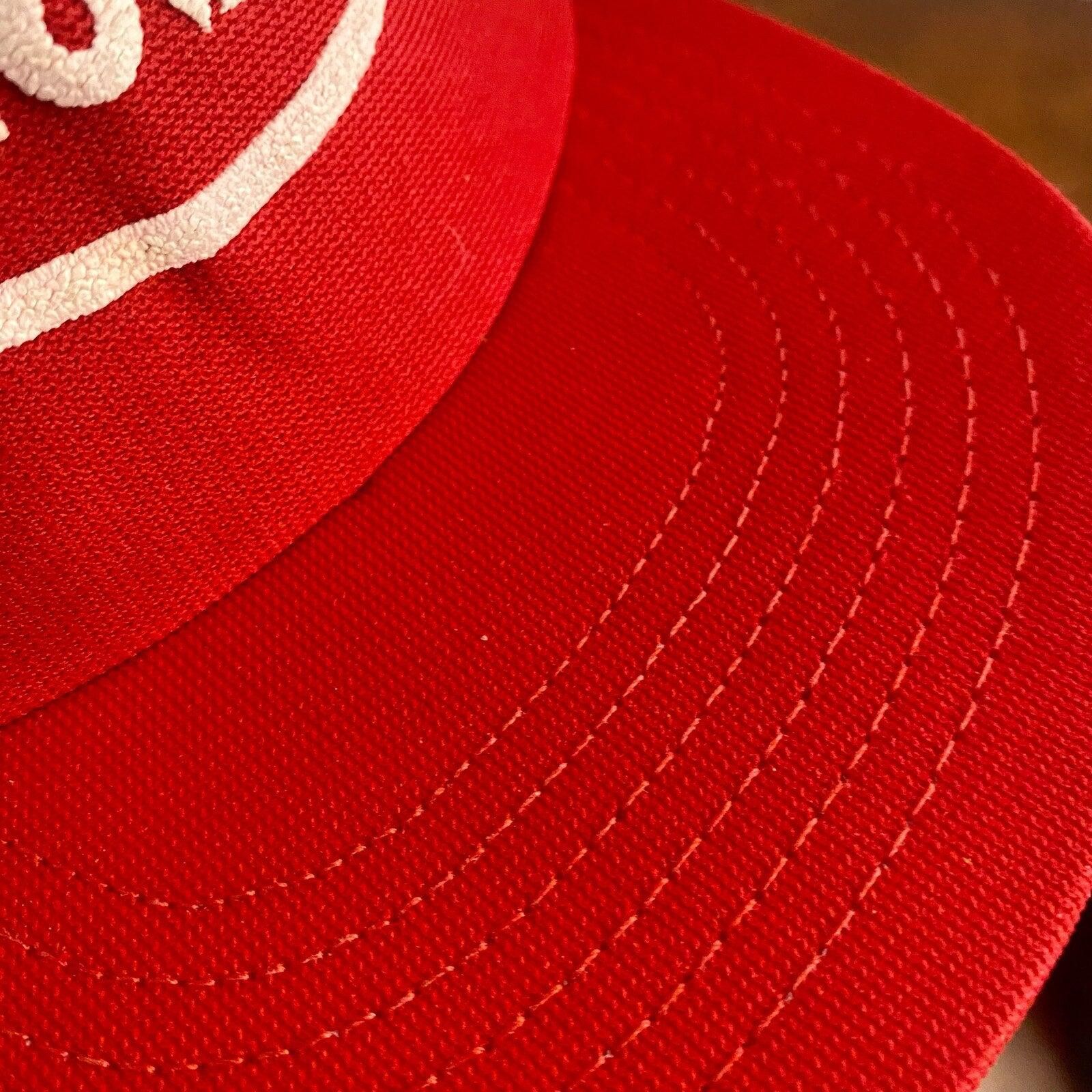 Vintage Cryovac Vintage Red Trucker Hat Cap Mens Unisex One Size Size ONE SIZE - 5 Thumbnail