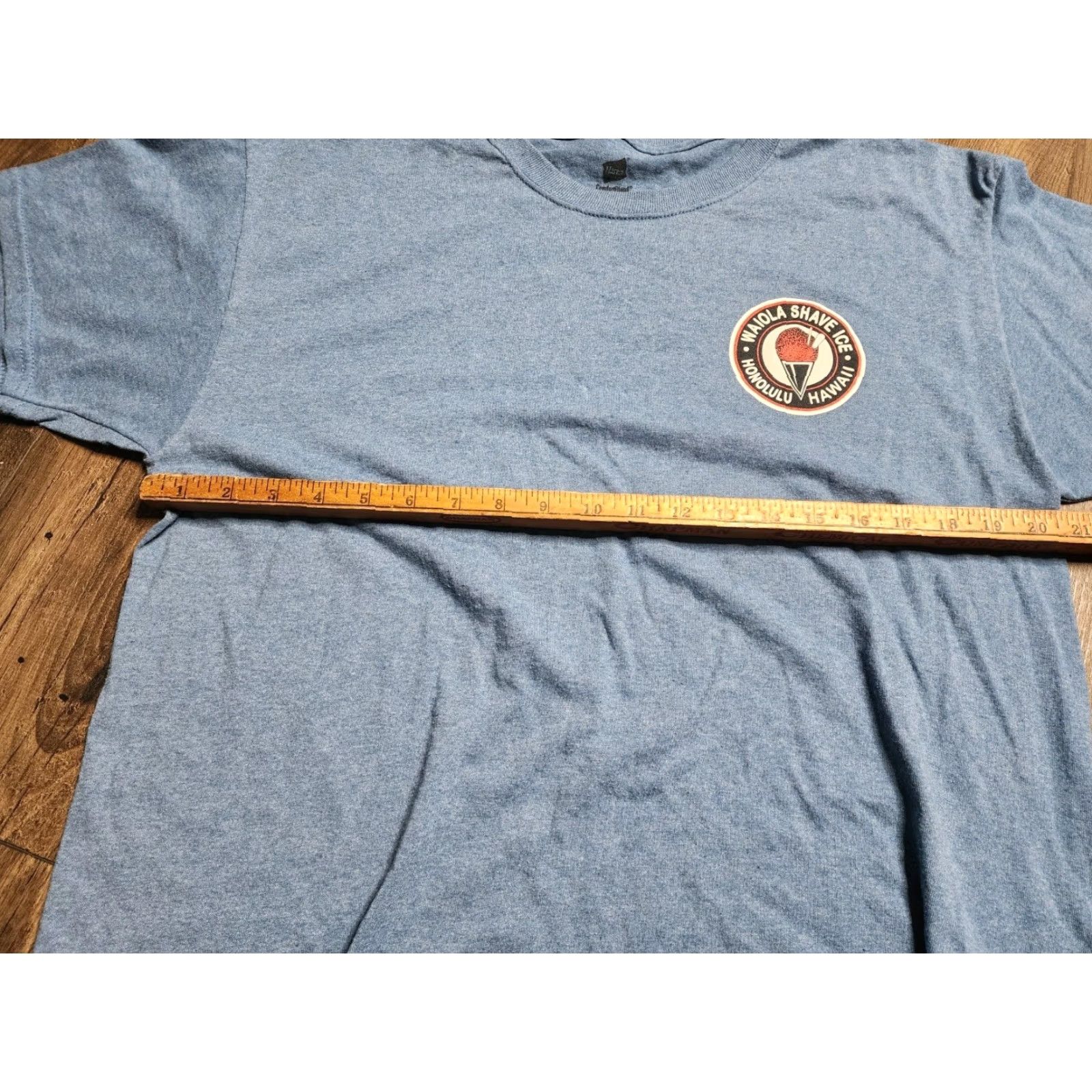 Hanes Vintage Hawaii Waiola Shave Ice Honolulu Double-Sided T-Shirt Men L Blue Souvenir Size US L / EU 52-54 / 3 - 3 Thumbnail
