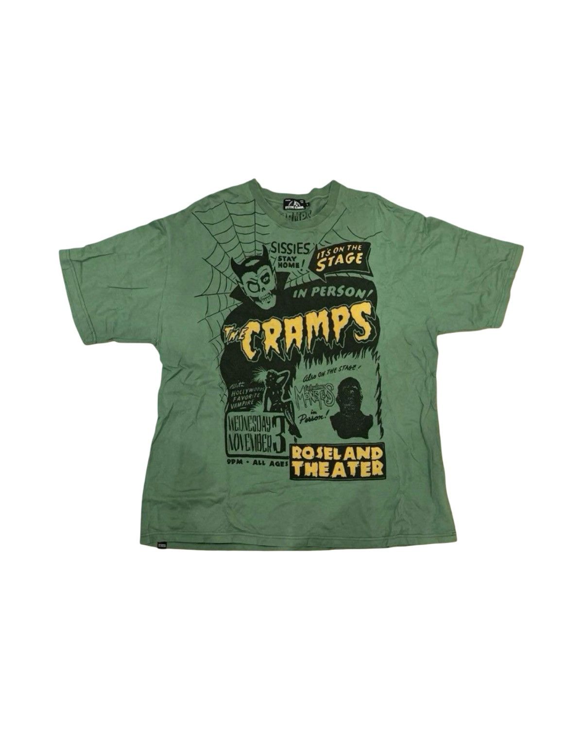 HYSTERIC GLAMOUR Tシャツ　CRAMPS Rare Vintage Hysteric Glamour The Cramps Unisex Shirt, Fan