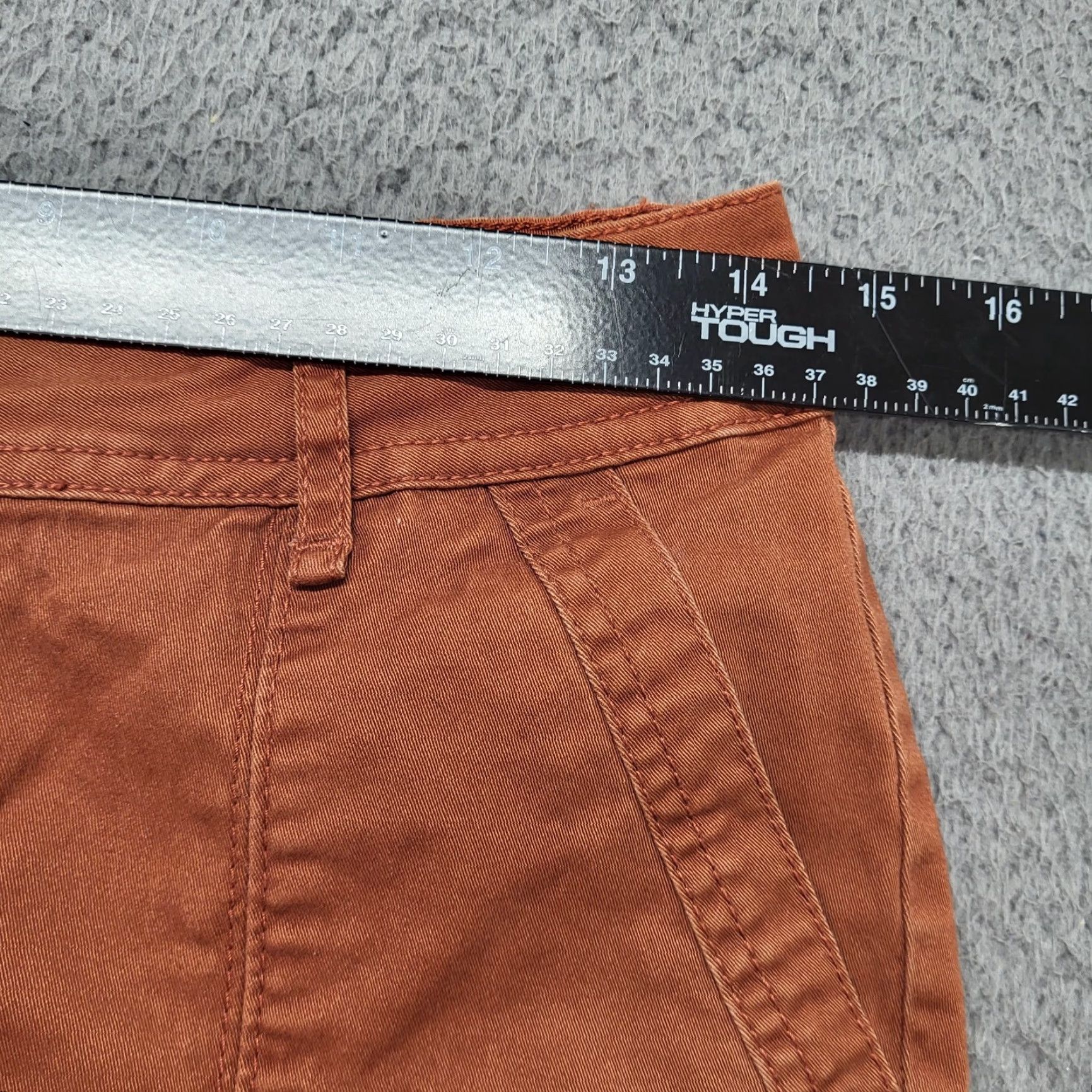 Vintage Maurices Jeans Women's Size 4 Autumn Orange Twill Ankle Tapered Leg Fall Pockets Size 27" / US 4 / IT 40 - 7 Thumbnail