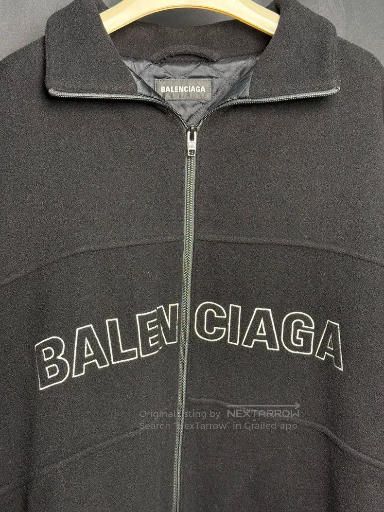 Balenciaga Balenciaga LOGO slogan thick cashmere cotton-padded jacket Size US S / EU 44-46 / 1 - 2 Thumbnail