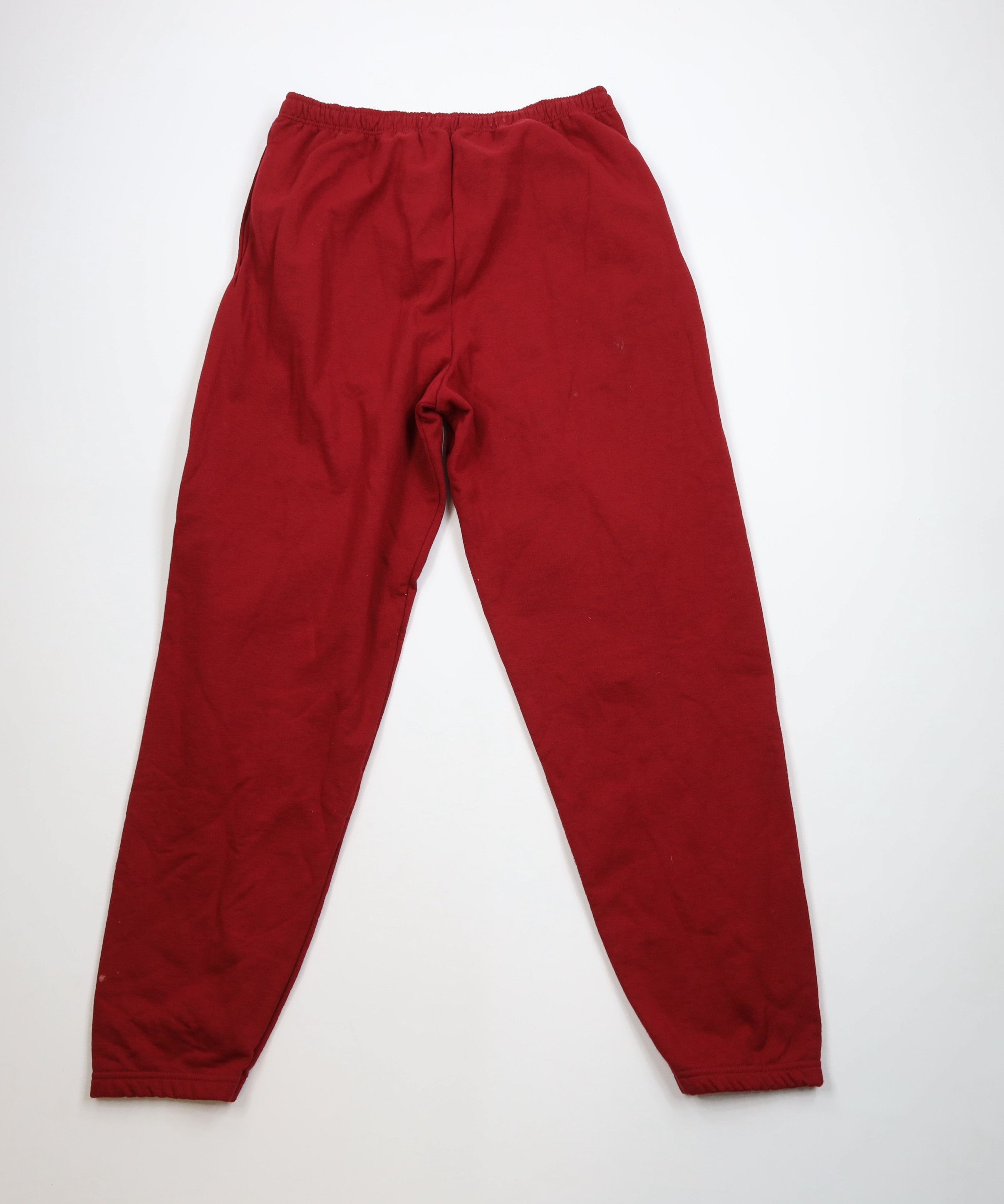 Vintage Vintage 90s Streetwear Blank Sweatpants Joggers Pants Red Size US 36 / EU 52 - 11 Thumbnail