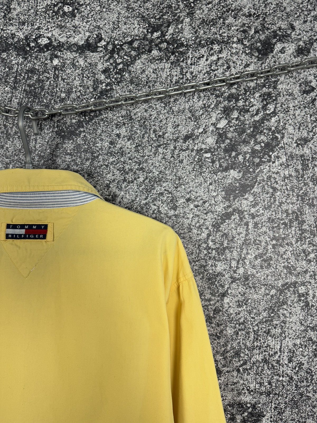 Tommy Hilfiger Men’s Tommy Hilfiger Zip Bomber Jacket Streetwear Yellow XL Size US XL / EU 56 / 4 - 11 Thumbnail