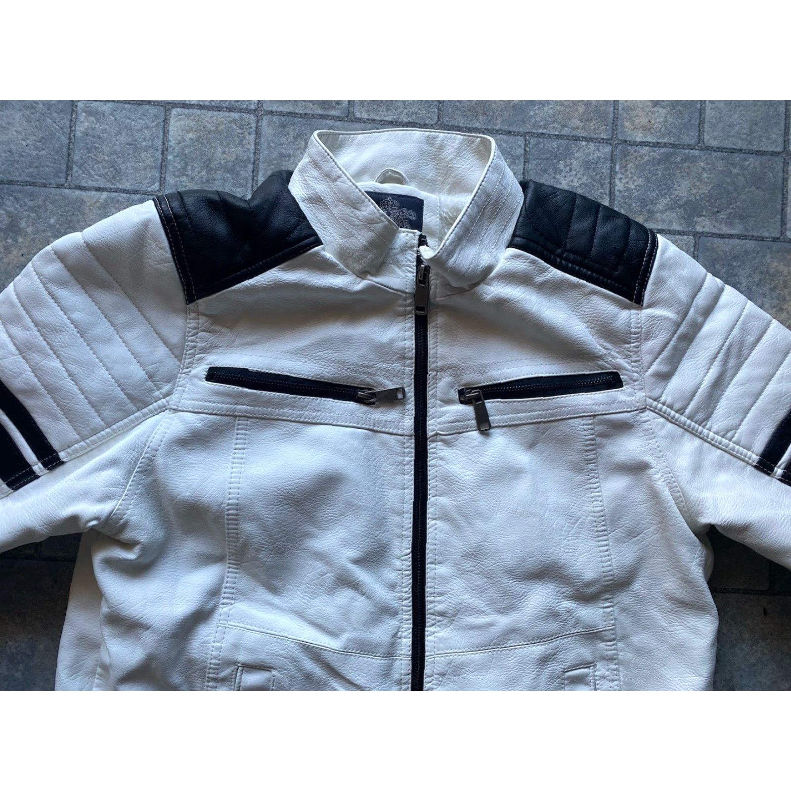 Vintage Bleu Grandeur Jacket White Size Small Mens Zip Up Polyester Jacket S White Men Size US S / EU 44-46 / 1 - 4 Thumbnail