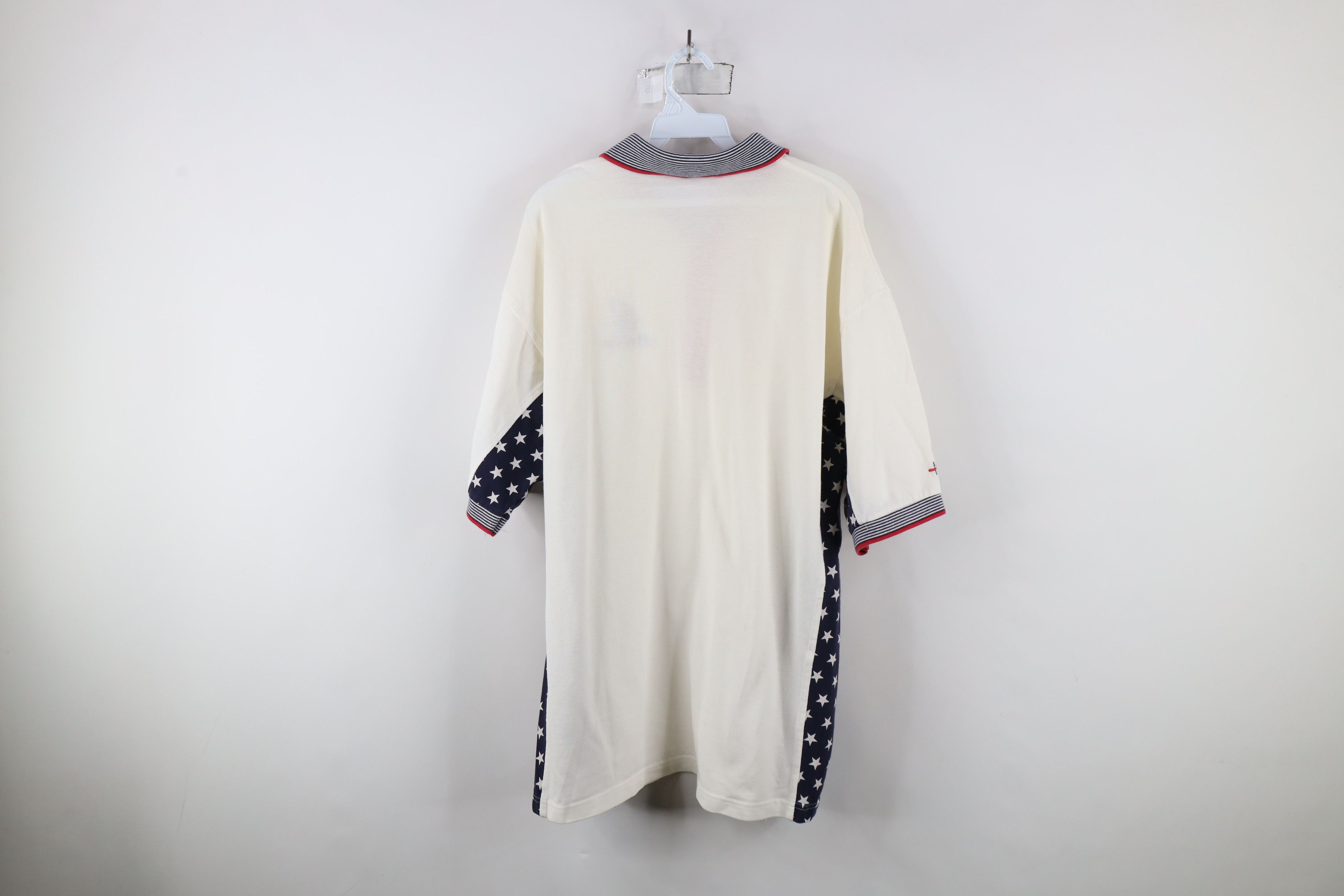 Vintage Vintage 90s Wahoo Cleveland Indians USA Flag Polo Shirt Size US XL / EU 56 / 4 - 11 Thumbnail