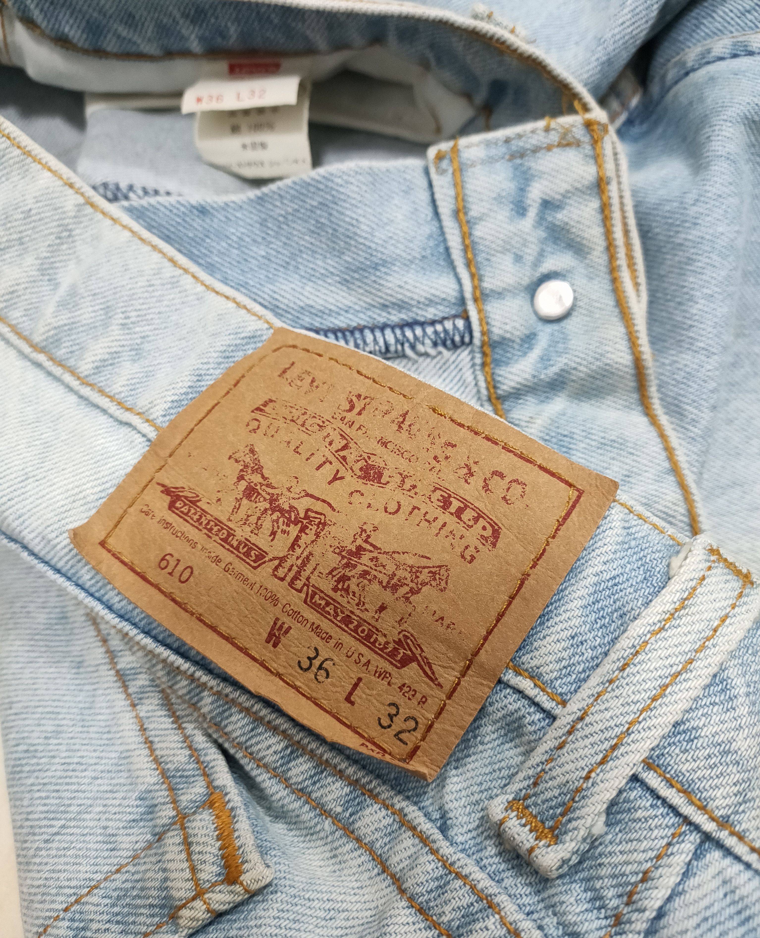 Levi's × Levi's Vintage Clothing 💥Vintage 90's Levi's 501 Denim💥 Size US 34 / EU 50 - 11 Thumbnail