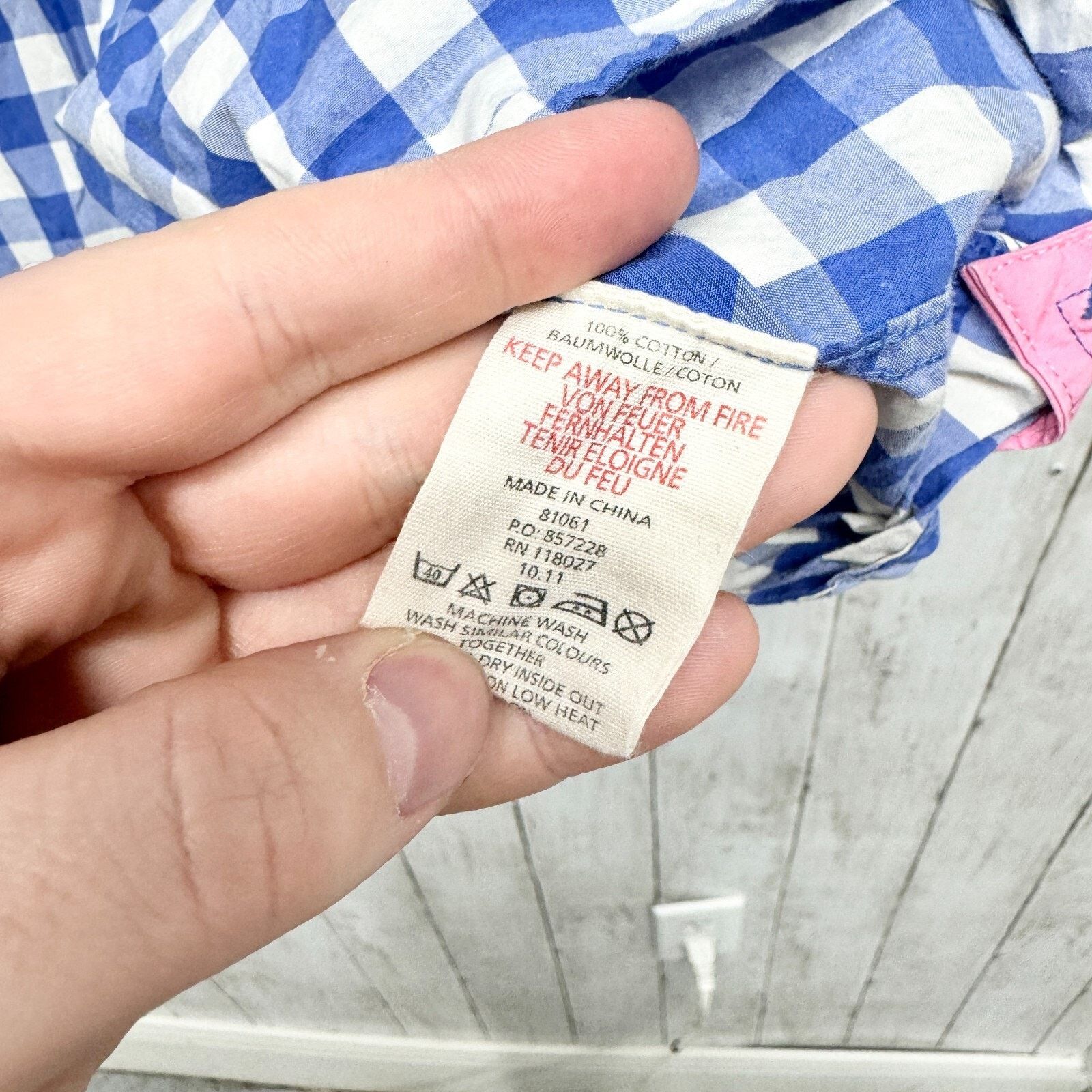 Other Johnnie-O Shirt M Hangin' Out Button Down Shirt Blue Plaid Size US M / EU 48-50 / 2 - 3 Thumbnail