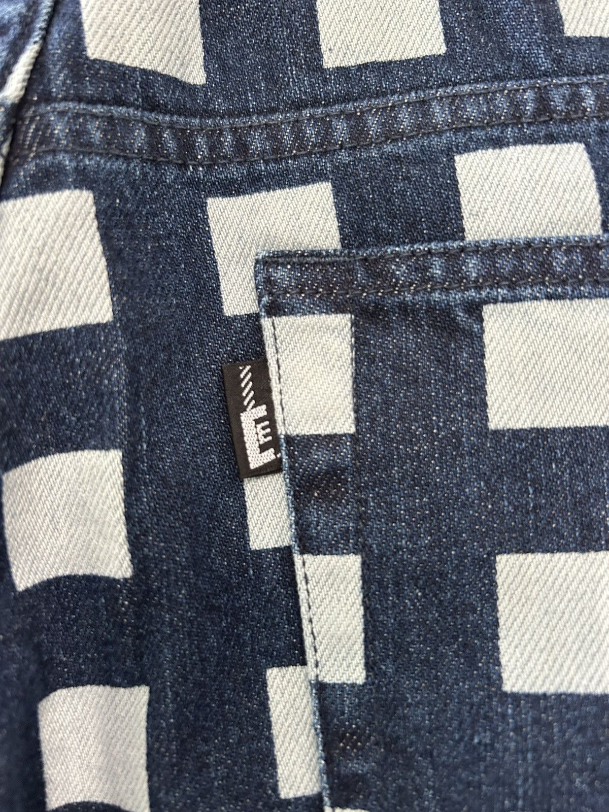 Cav Empt × Japanese Brand 1994 SQ DOT Denim Pants Blue Size US 32 / EU 48 - 2 Thumbnail