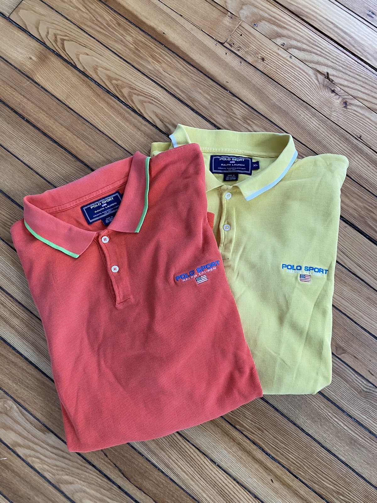 Polo Ralph Lauren × Vintage 2 polo sport polos xl/xxl Size US XL / EU 56 / 4 - 1 Thumbnail
