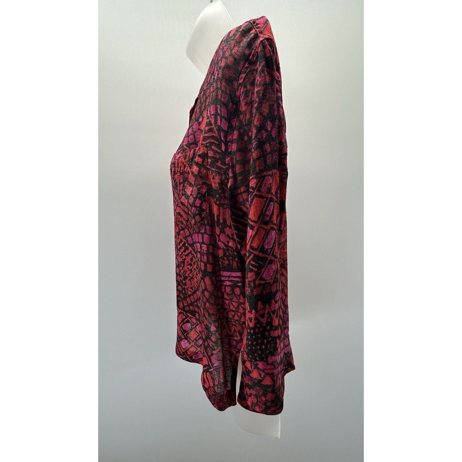 Chicos Chico's Mosaic Print Blouse Size 0 Sm. 42" Bust Size S / US 4 / IT 40 - 6 Thumbnail