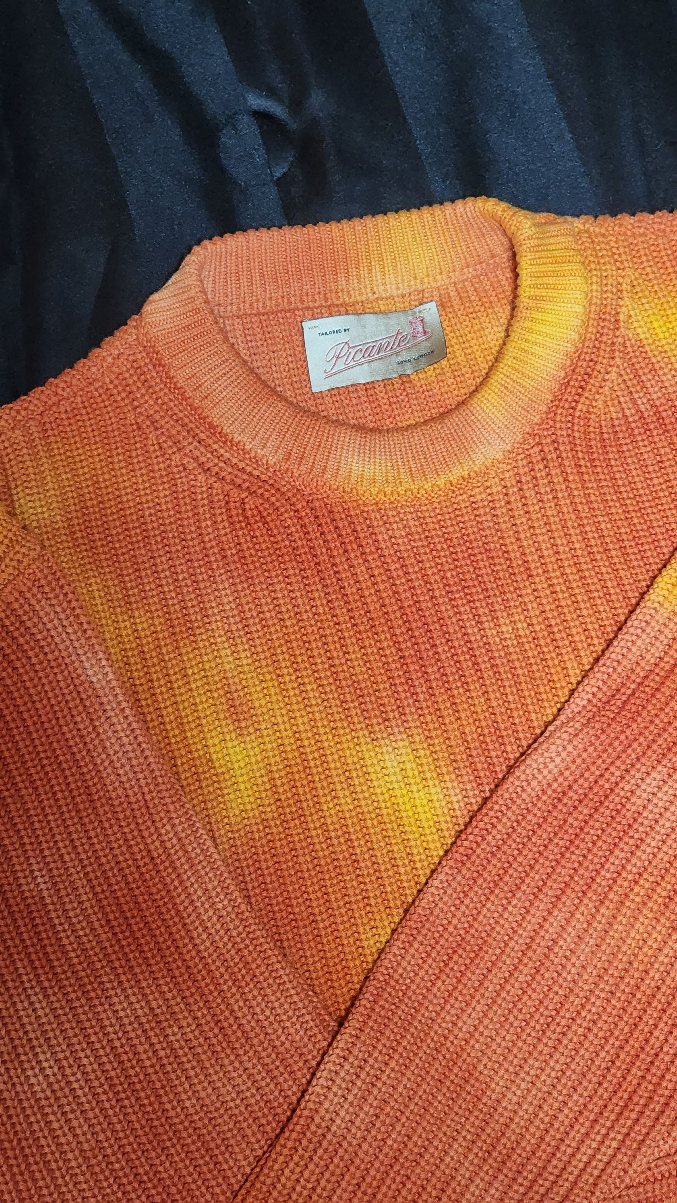 Other PICANTE ribbed knit sweater tie dye sunburst Size US S / EU 44-46 / 1 - 5 Thumbnail