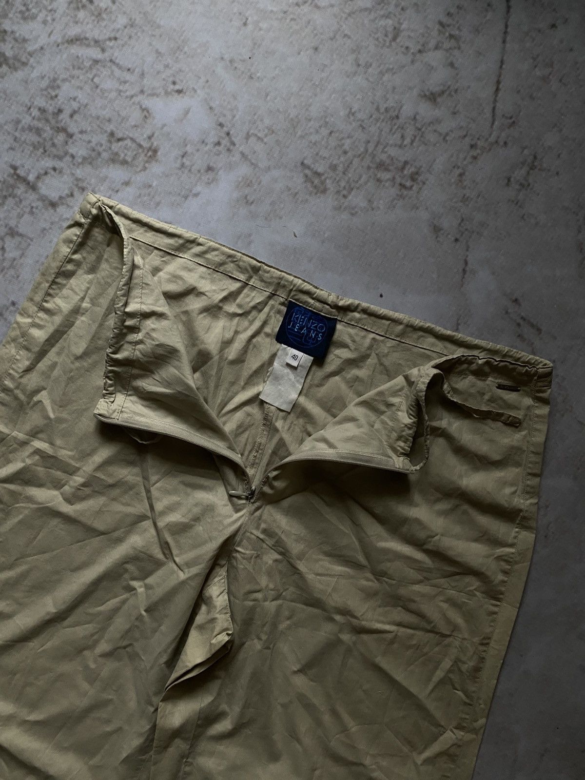Japanese Brand × Kenzo × Vintage Vintage Kenzo Jeans Trousers Oversized Baggy Pants Y2k Rare Size 27" / US 4 / IT 40 - 5 Thumbnail