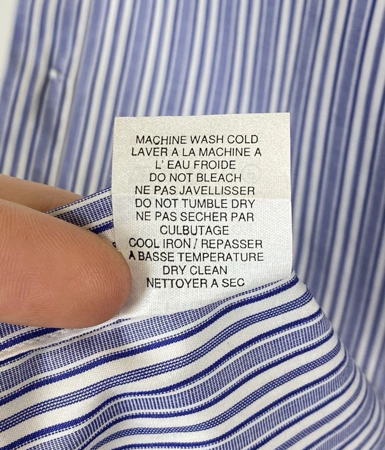 Etro Etro Milano Long Sleeve Button Front Striped Shirt Size 38 Size US M / EU 48-50 / 2 - 7 Thumbnail