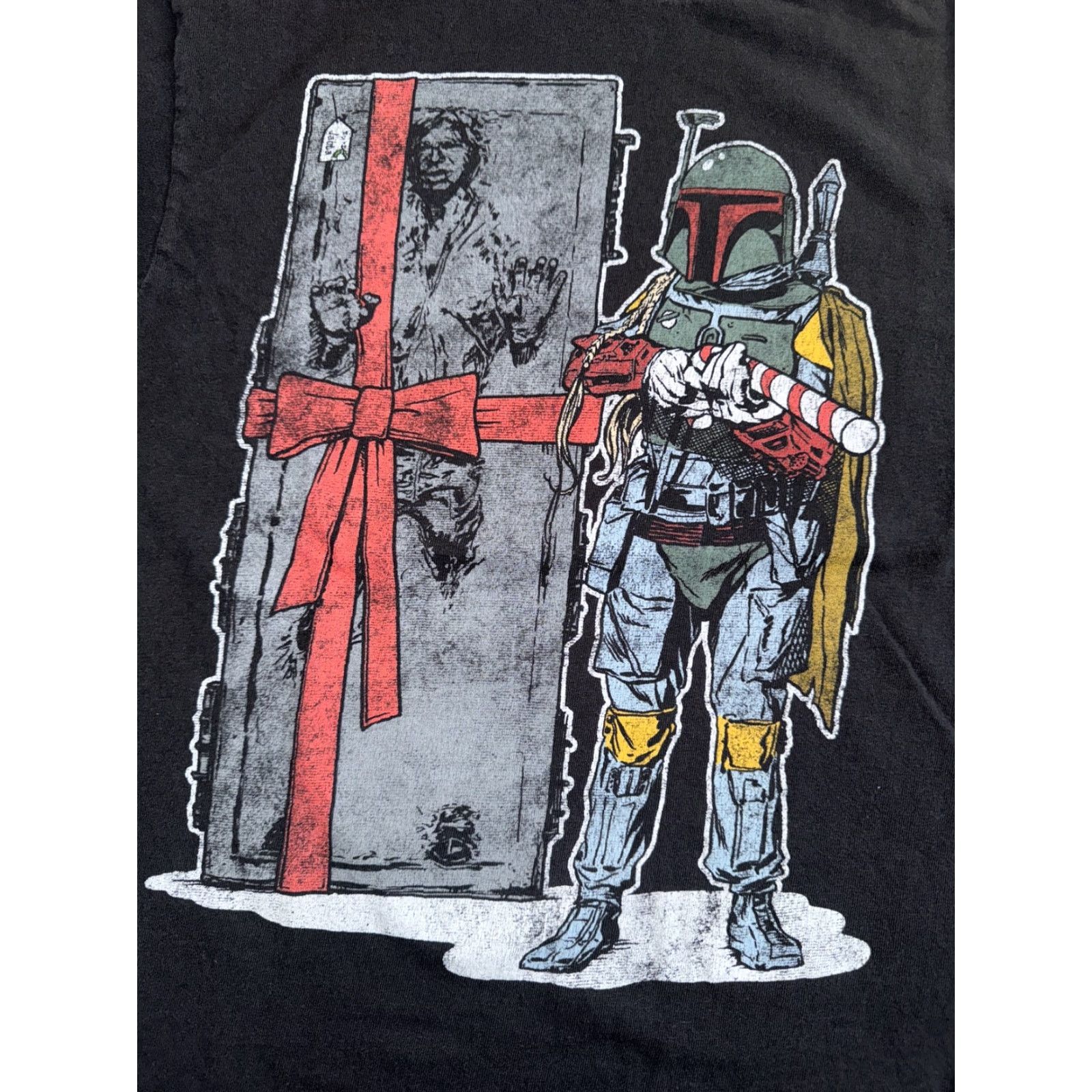 Star Wars Star Wars Boba Fett Christmas T-Shirt Black L Mens Large Christmas Star Wars Boba Fett Men Shirt Black Christmas 90s (adjusted for 200-char limit) Size US L / EU 52-54 / 3 - 2 Thumbnail
