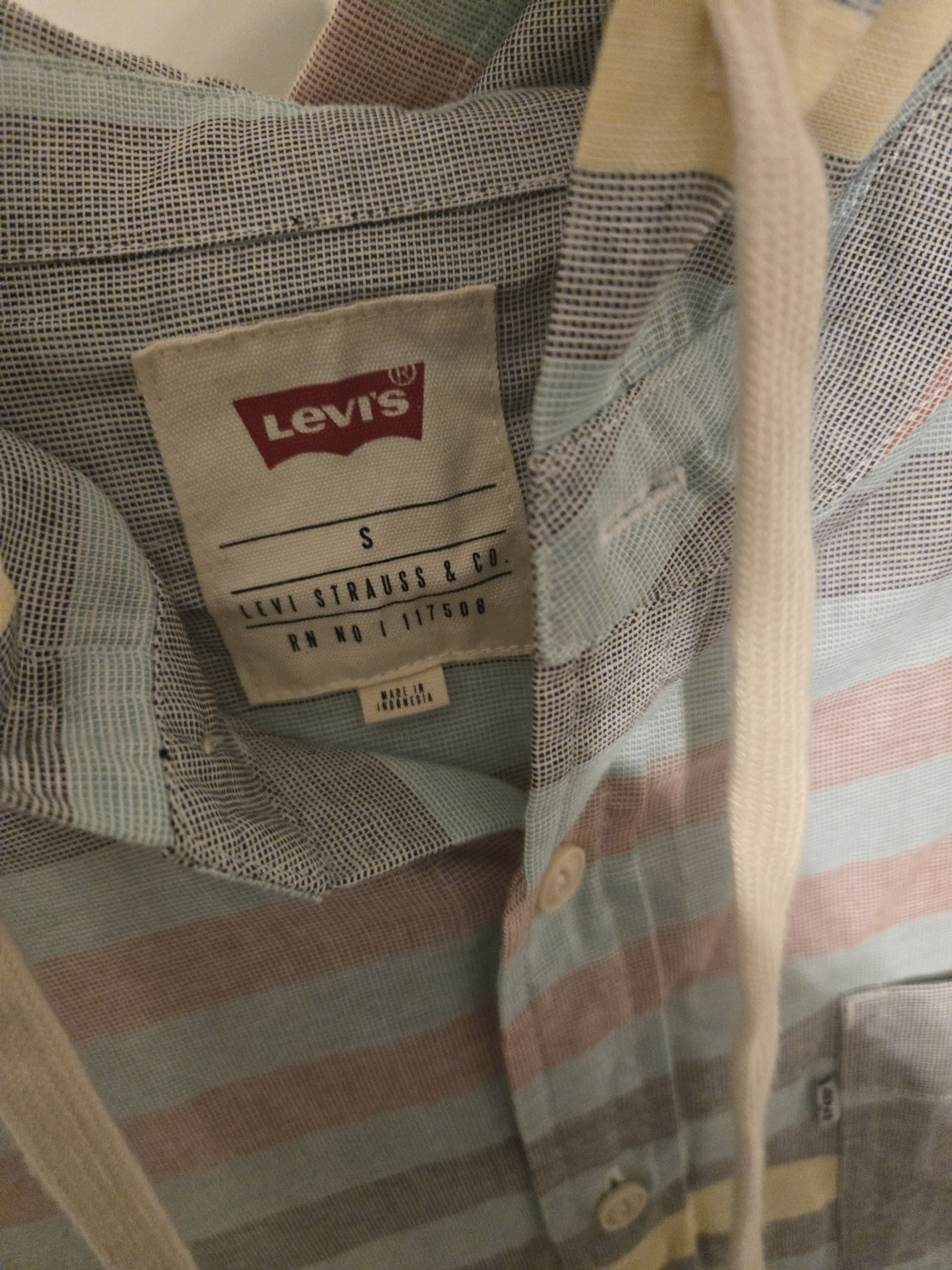 Levi's Vintage Levi Hooded Button Up L/S Shirt Size US S / EU 44-46 / 1 - 5 Thumbnail