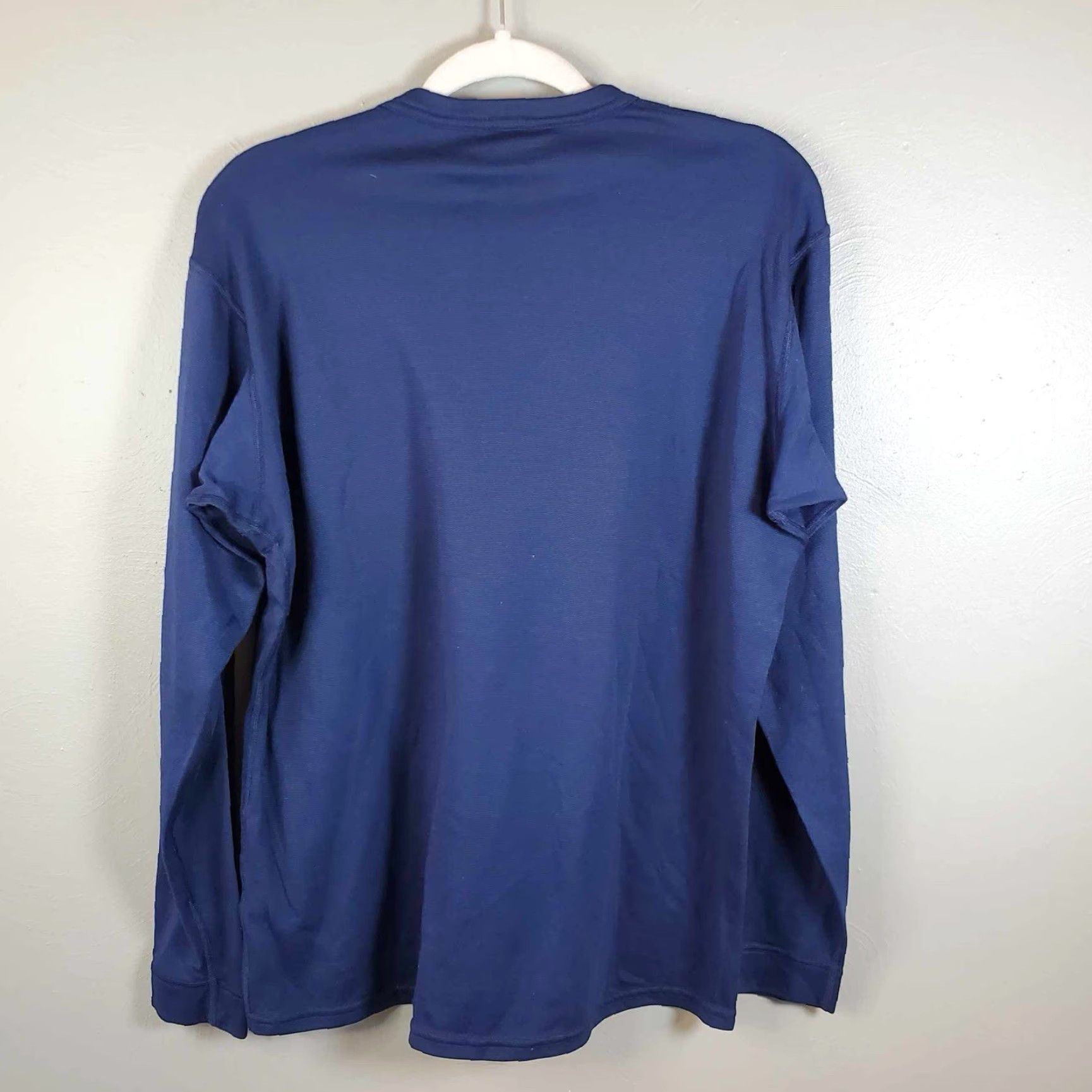Patagonia VINTAGE Patagonia Capilene Base Layer Mens M Long Sleeve Pullover USA Navy Blue Shirt Size US M / EU 48-50 / 2 - 7 Thumbnail
