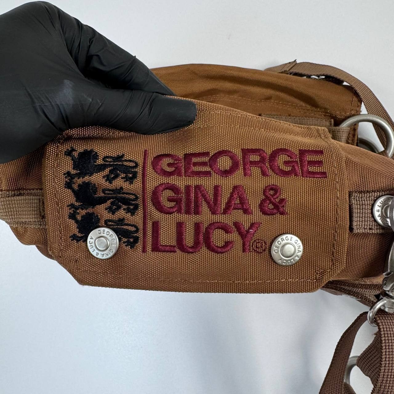 George Gina & Lucy George Gina Lucy Puffy Punchbag Shoulder Bag Brown Womens Size ONE SIZE - 2 Thumbnail