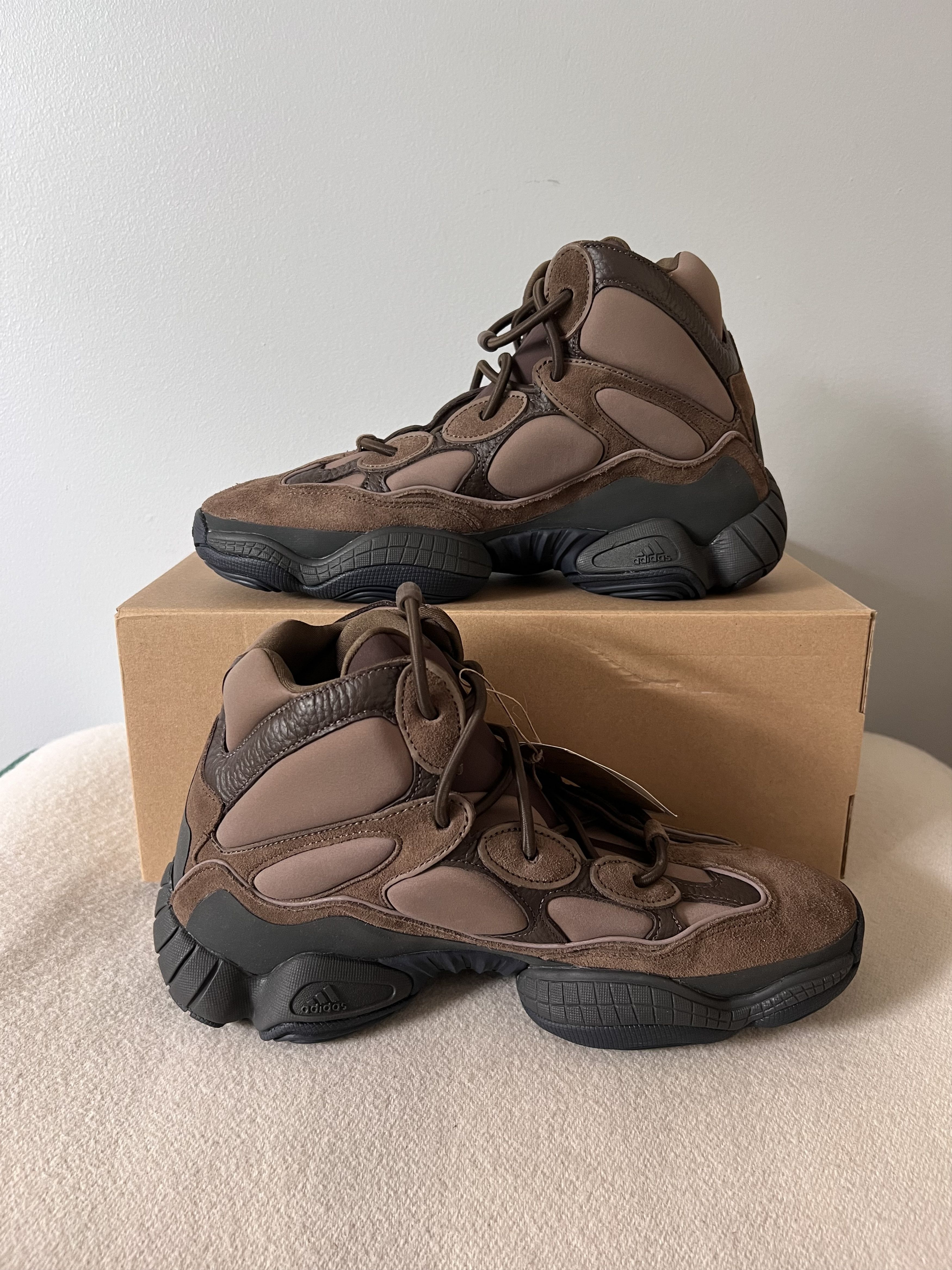 Adidas × Kanye West Adidas Yeezy 500 High in Taupe Black Size US 10.5 / EU 43-44 - 3 Thumbnail