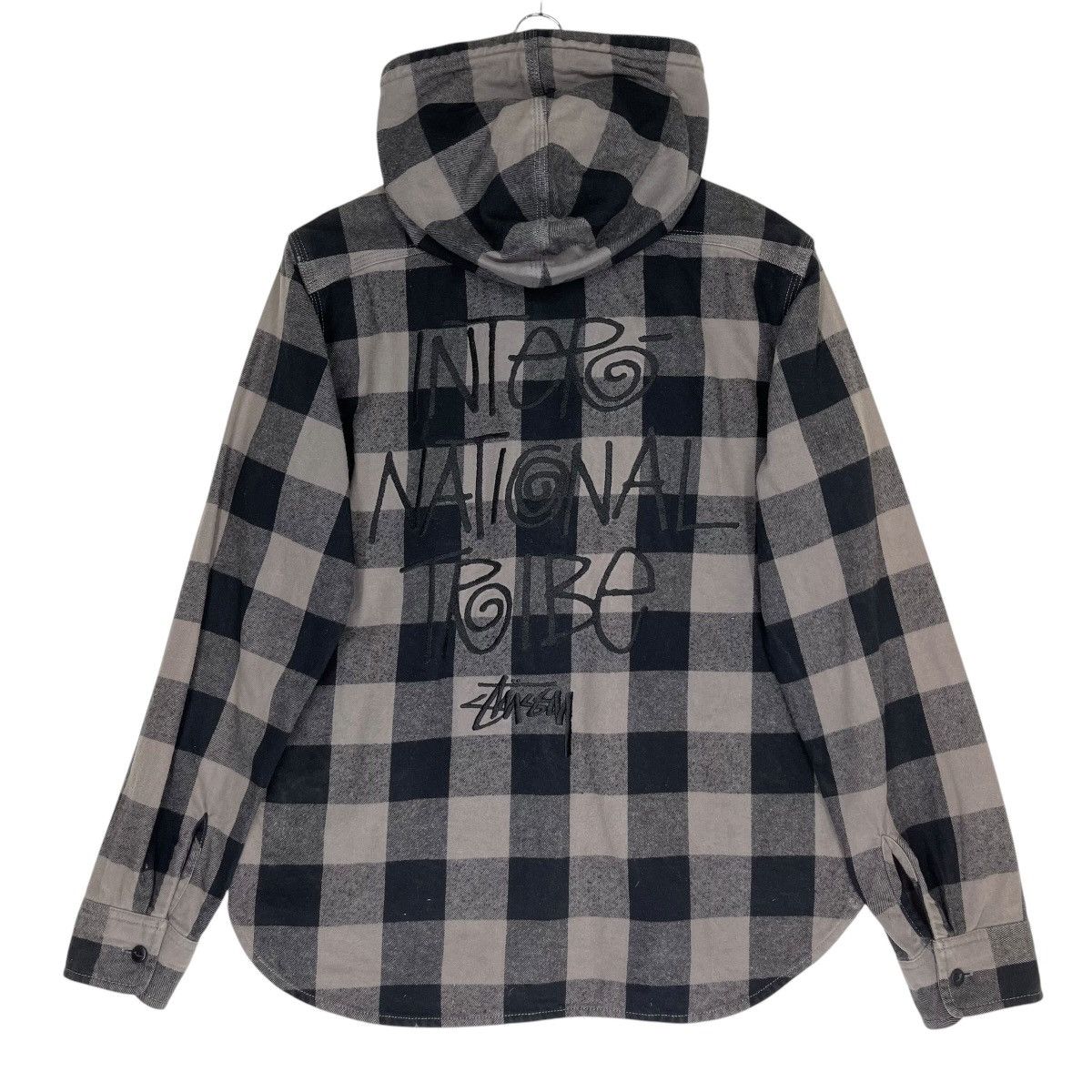 Stussy International Tribe Embroidery Hoodie Jacket Size M