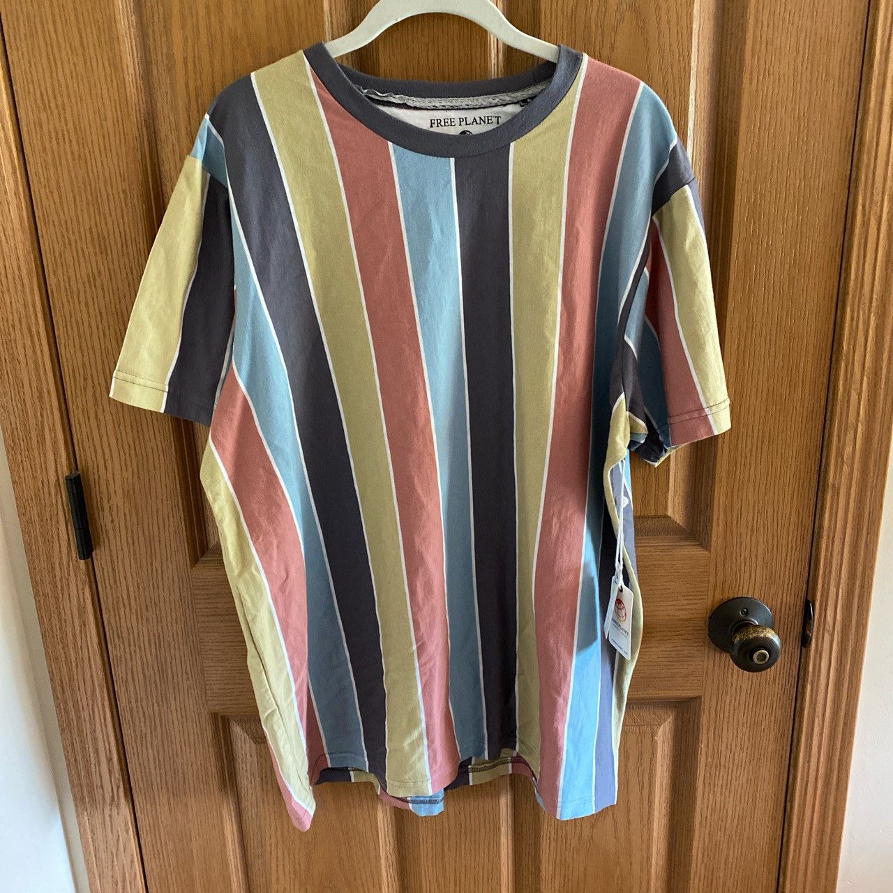 Free Planet Free Planet striped shirt Size US L / EU 52-54 / 3 - 1 Thumbnail