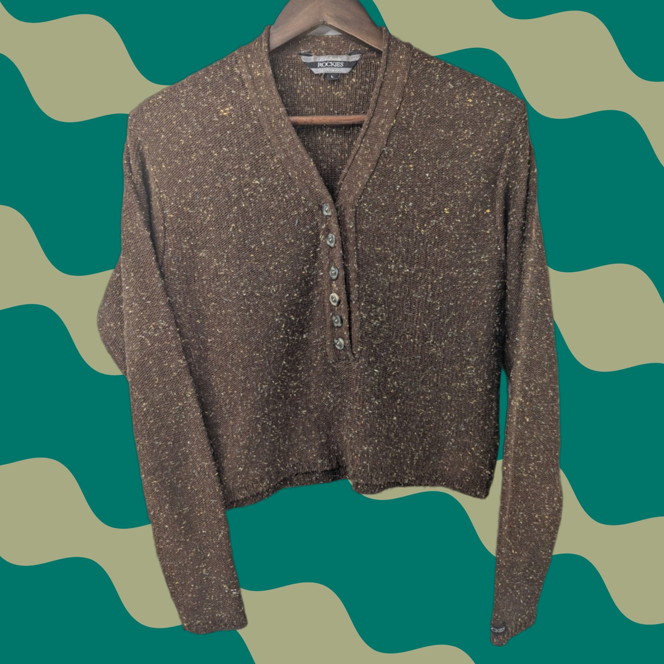 Vintage VINTAGE Rockies Sweater Size L / US 10 / IT 46 - 1 Thumbnail