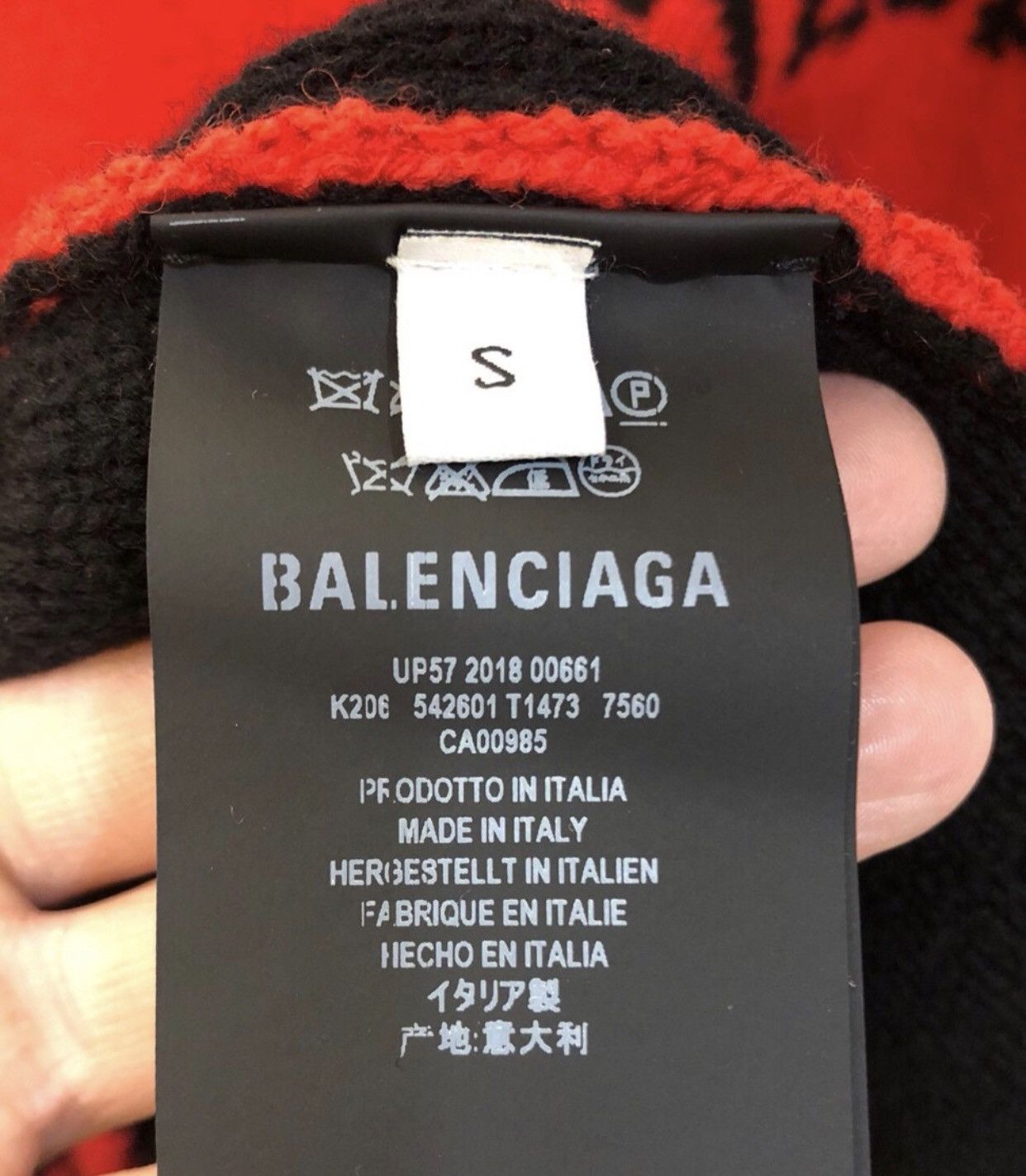 Balenciaga Balenciaga bullet screen sweater 2412-Nextarrow Size S / US 4 / IT 40 - 5 Thumbnail