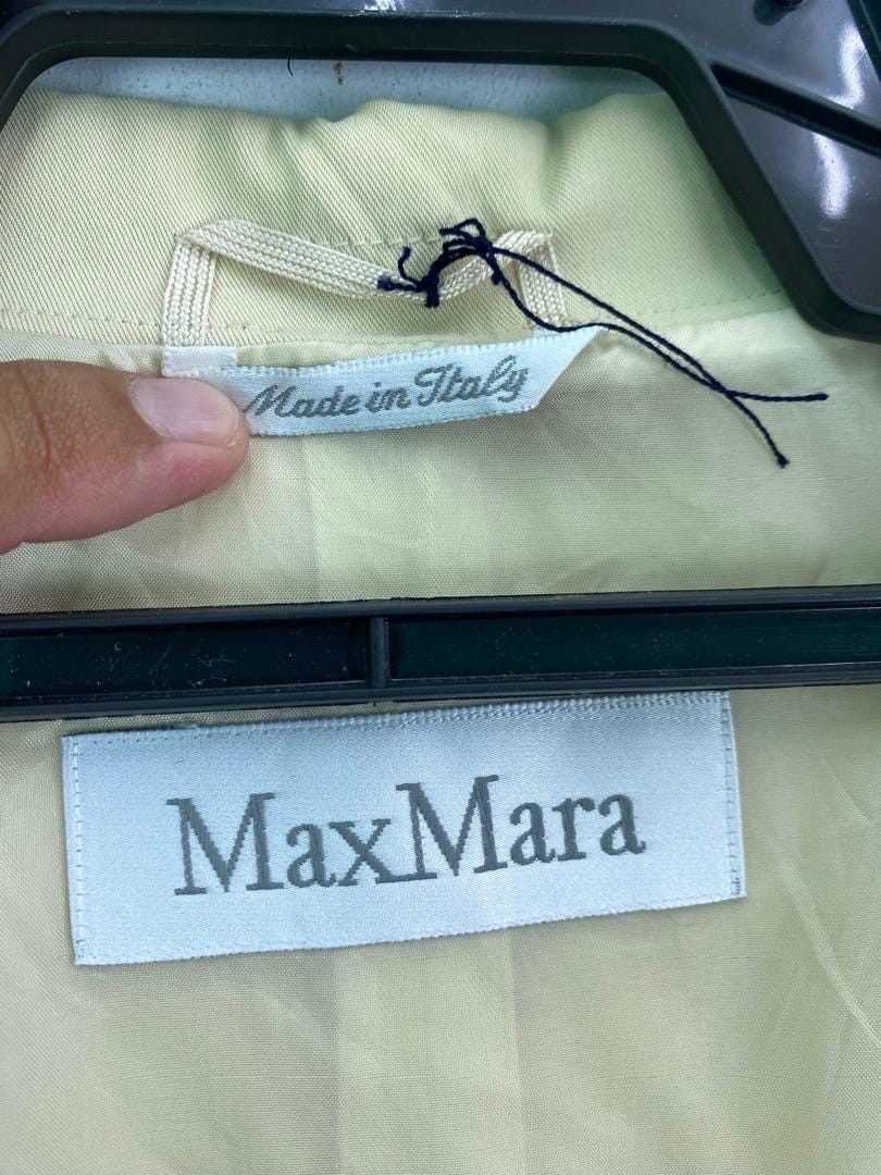 Max Mara × Vintage Vtg 90s Max Mara button up blazer jacket Size L / US 10 / IT 46 - 5 Thumbnail