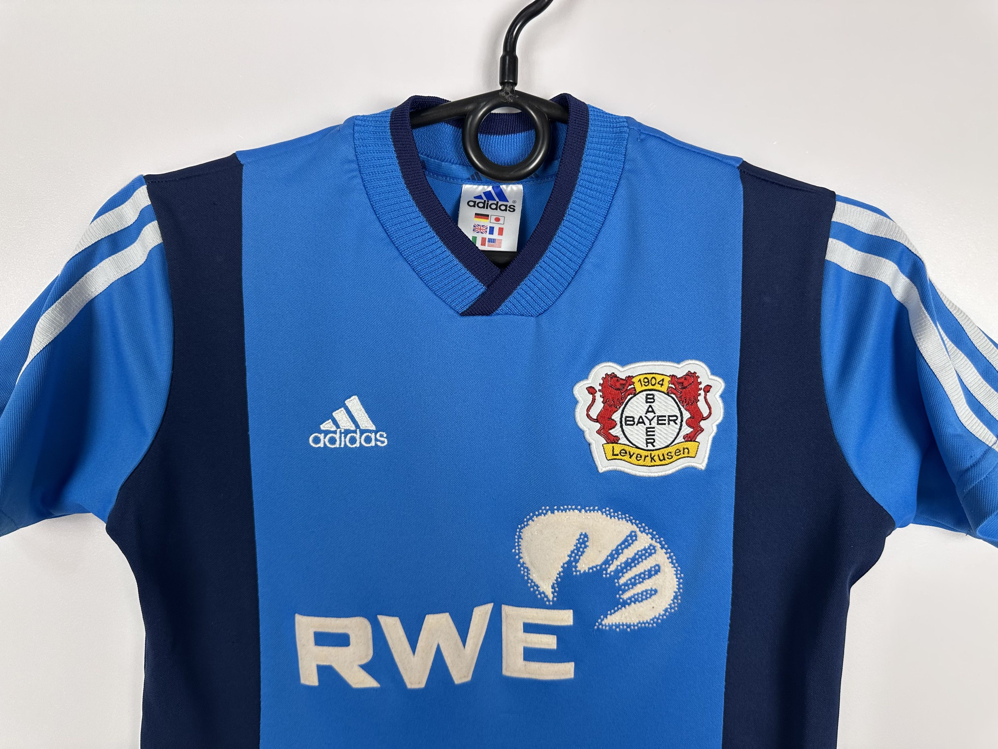 Adidas × Vintage Bayer Leverkusen 2001 Football Shirt Soccer Jersey YOUTH S Size US XXS / EU 40 - 4 Thumbnail