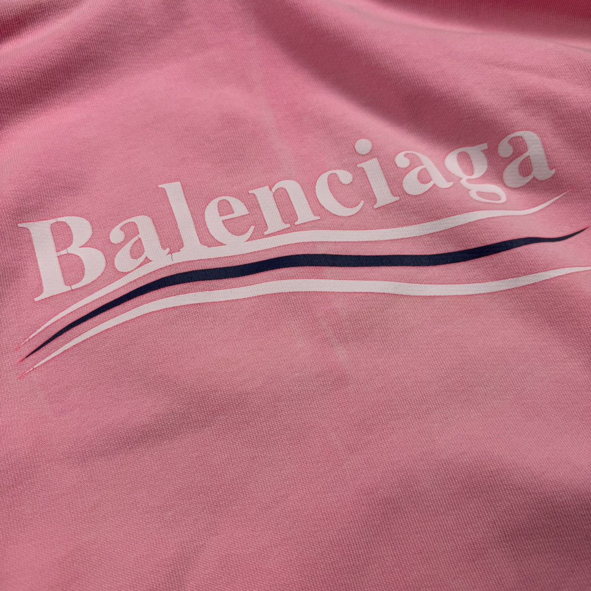Balenciaga Balenciaga Big Logo Pink Hoodie Size US S / EU 44-46 / 1 - 5 Thumbnail