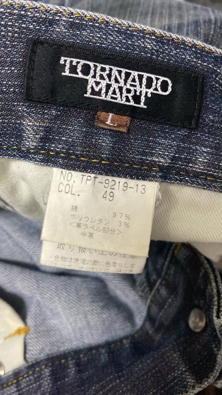 Tornado Mart VINTAGE TORNADO MART JAPAN DISTRESSED FLARE DENIM Size US 32 / EU 48 - 15 Thumbnail