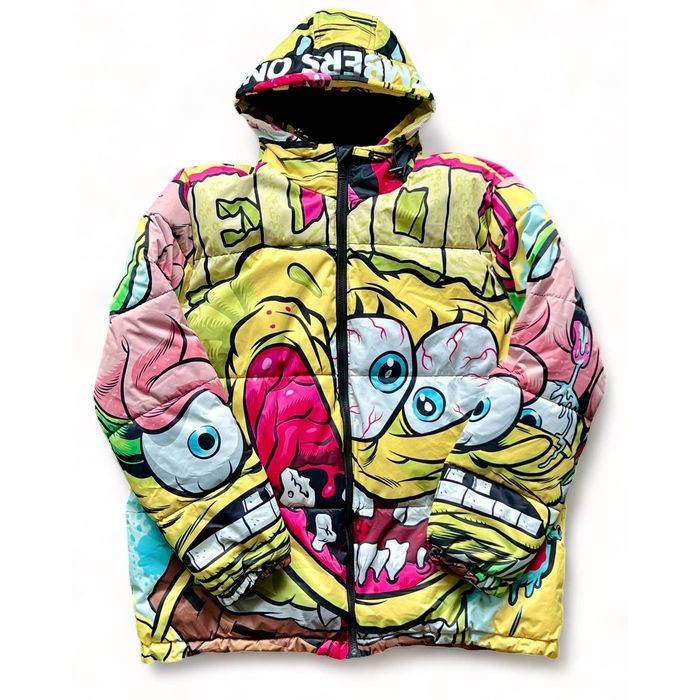 Members Only Members Only Spongebob Nickelodeon Puffer Jacket Winter ...