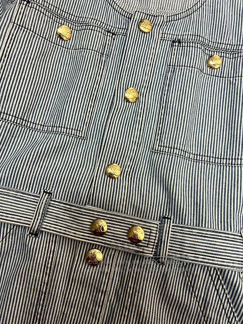 Celine CELINE Denim Dress Size XS / US 0-2 / IT 36-38 - 4 Thumbnail