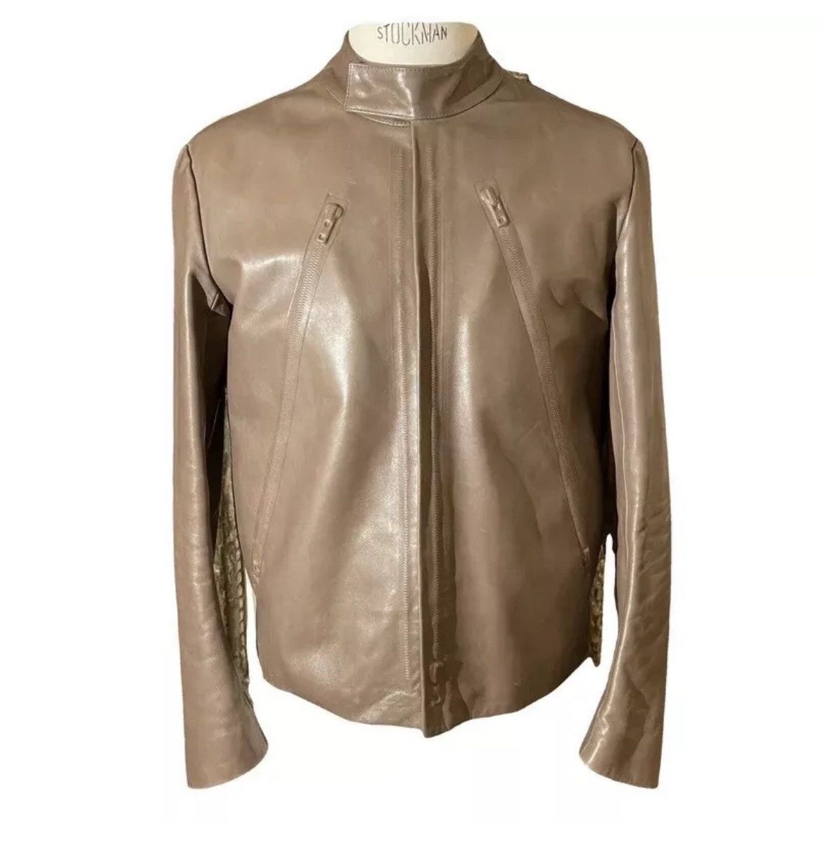 Maison Margiela Maison Margiela 5 zip leather jacket black