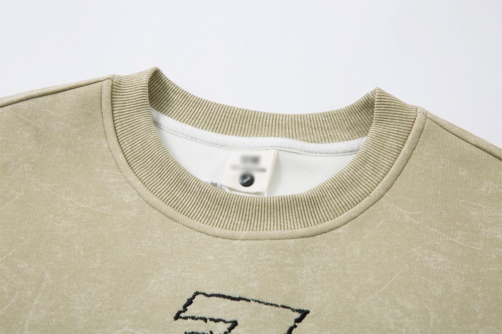 Vintage Men's casual loose street letter embroidered sweatshirt Size US L / EU 52-54 / 3 - 3 Thumbnail