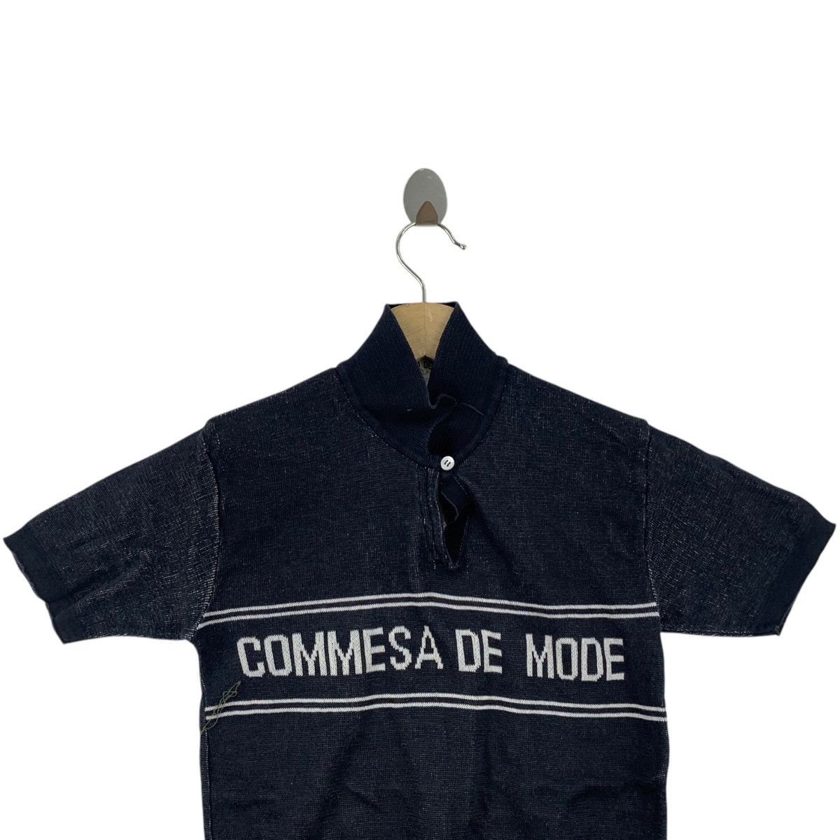 Japanese Brand COMMESA DE MODE Japanese Brand Embroidered Logo Black Fit Size US XS / EU 42 / 0 - 2 Thumbnail